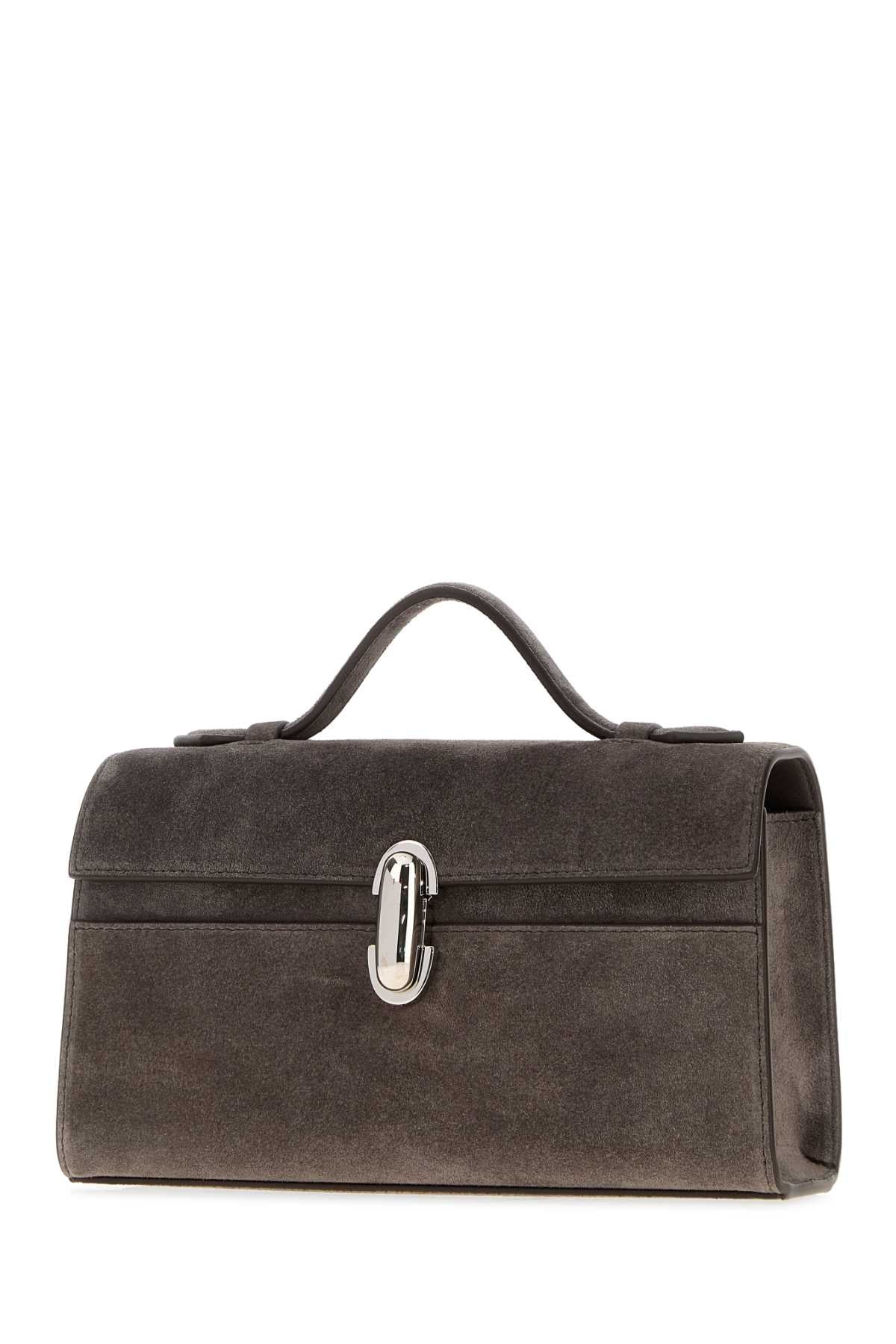Savette Women Mud Suede Symmetry Handbag SAVETTE