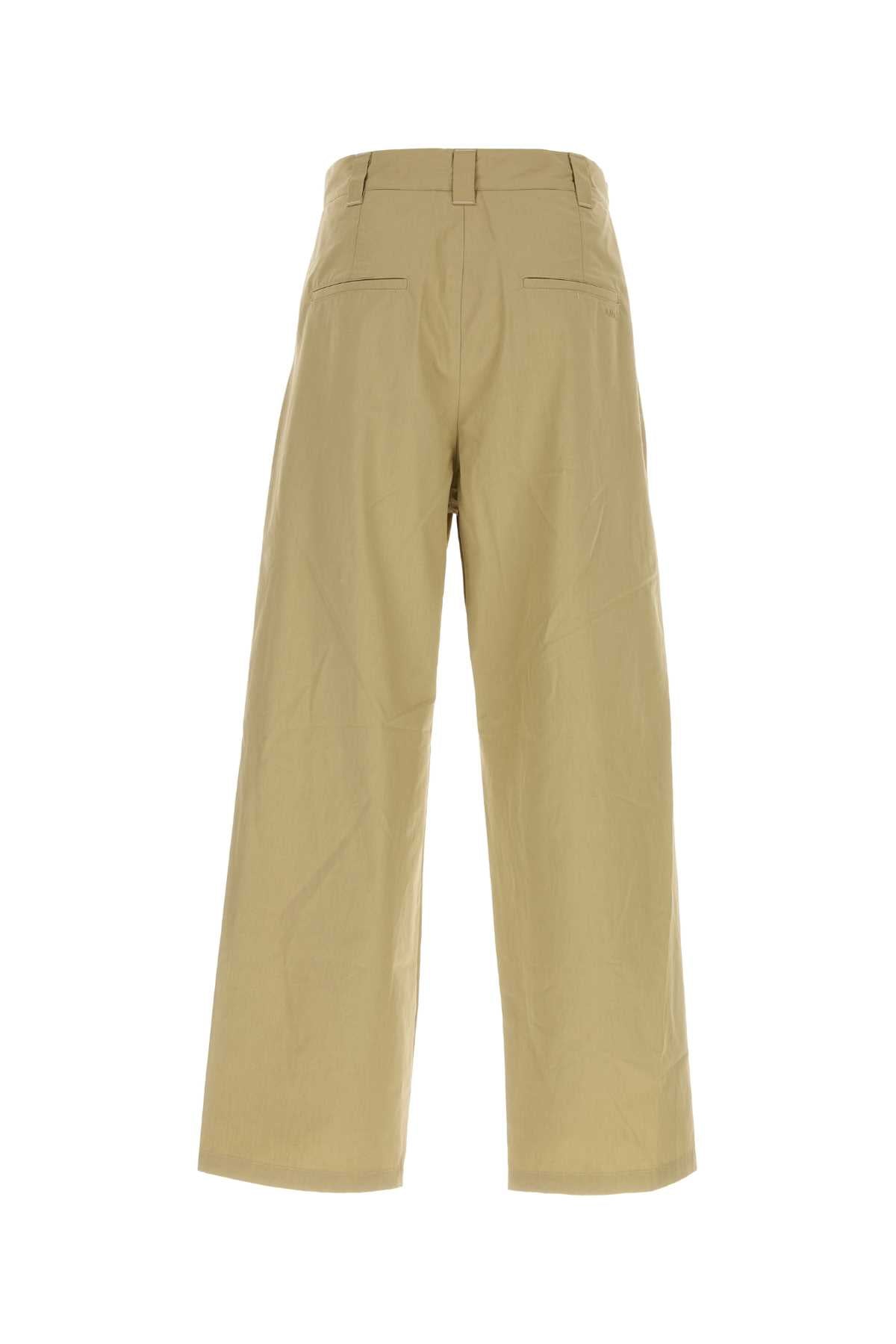 A.P.C. Men Khaki Cotton Ricky Pant A.P.C.