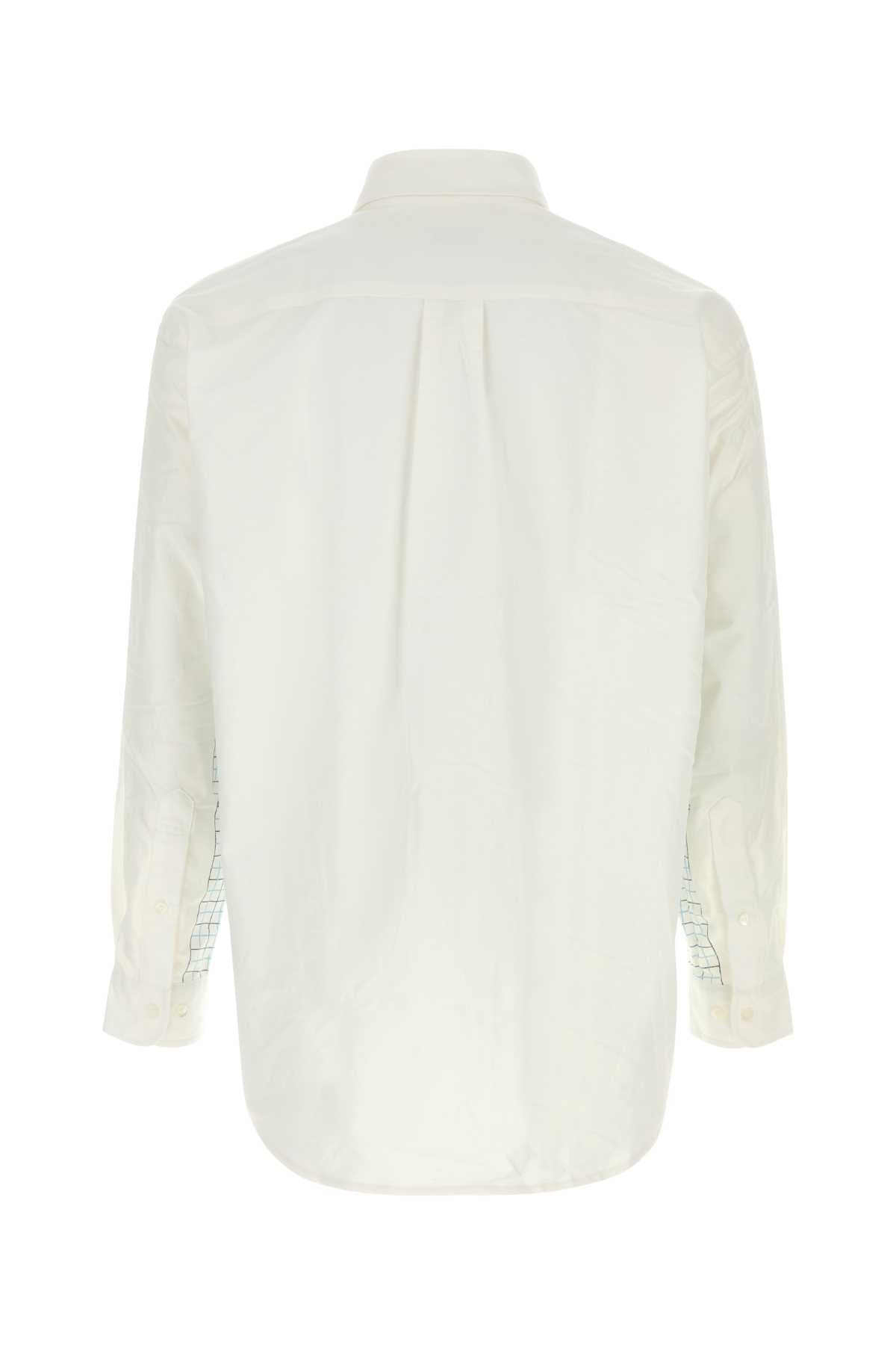 A.P.C. Men White Oxford A.P.C. X Frgmt Shirt A.P.C.