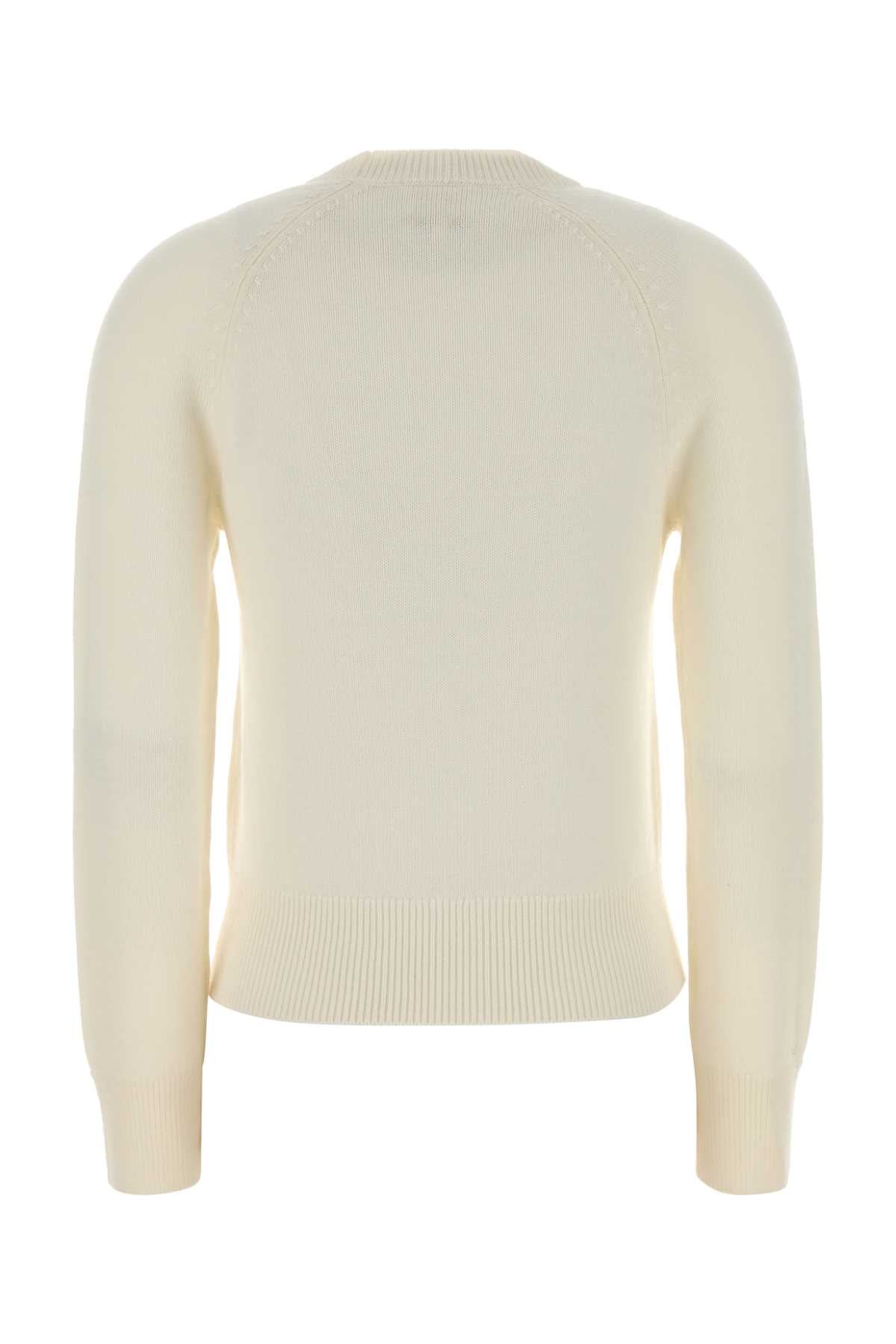 A.P.C. Women Ivory Wool Alissa Sweater A.P.C.