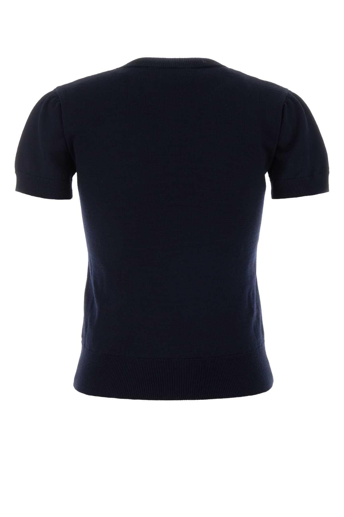 A.P.C. Women Dark Blue Wool Blend Gia Sweater A.P.C.