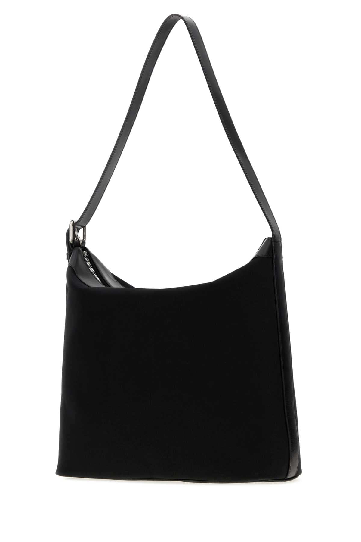 A.P.C. Men Black Canvas Maxi Biker Shopping Bag A.P.C.