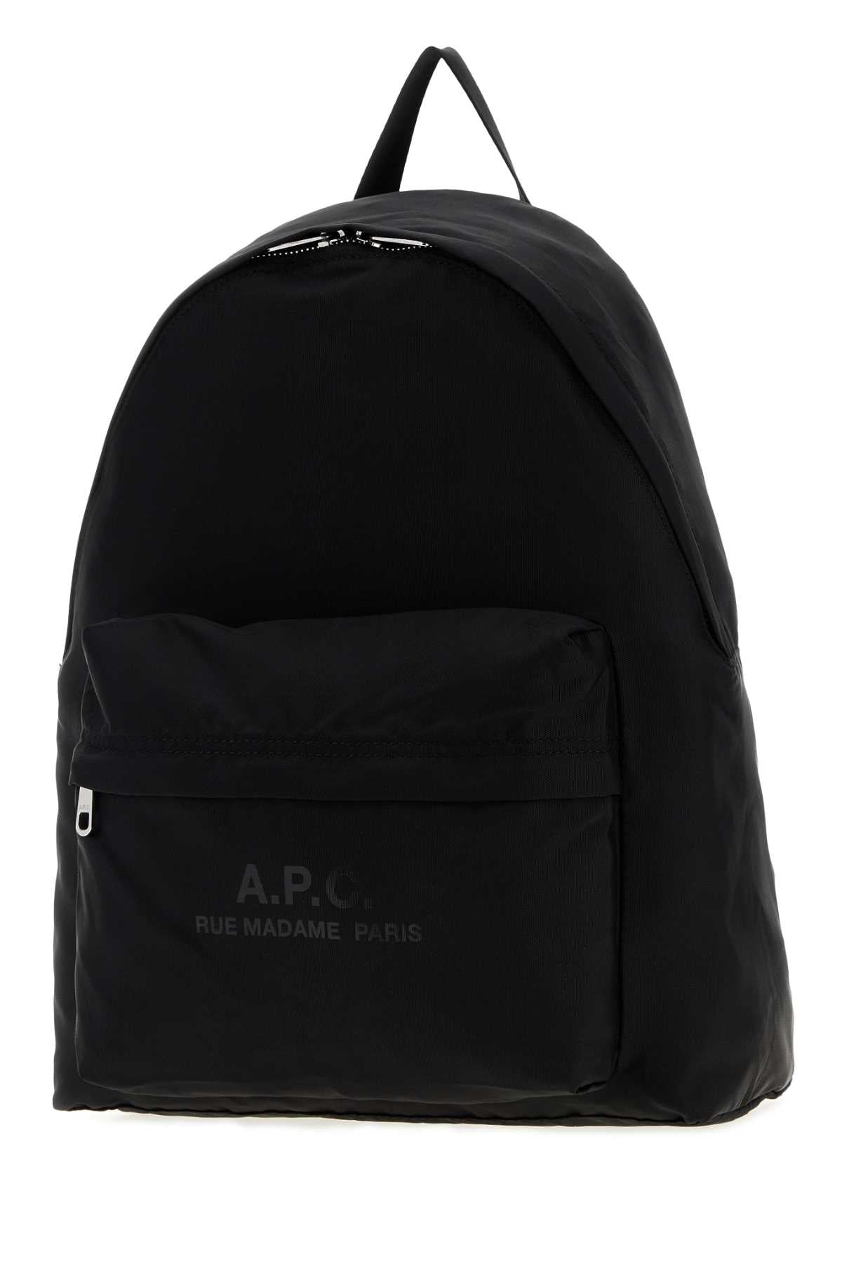 A.P.C. Men Black Canvas Small Sac A Dos Backpack A.P.C.