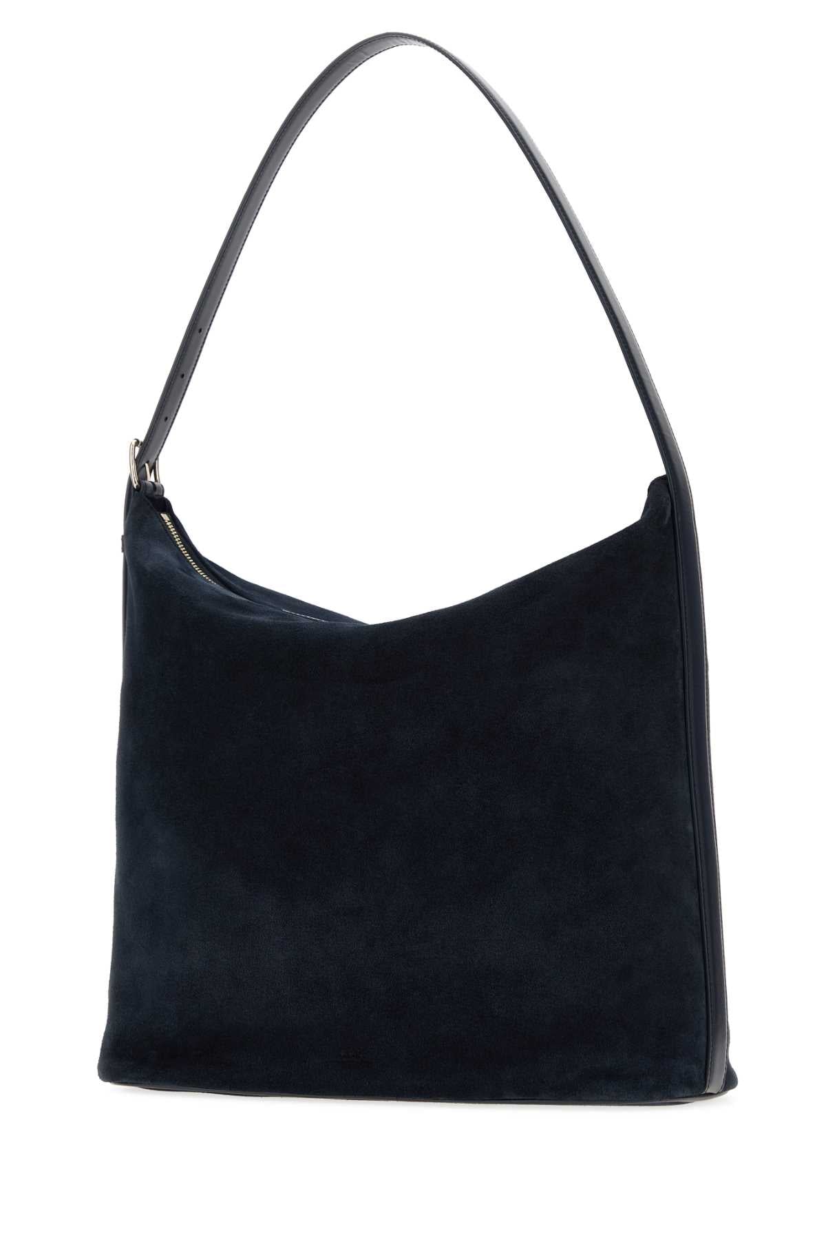 A.P.C. Women Navy Blue Suede Maxi Vera Shopping Bag A.P.C.