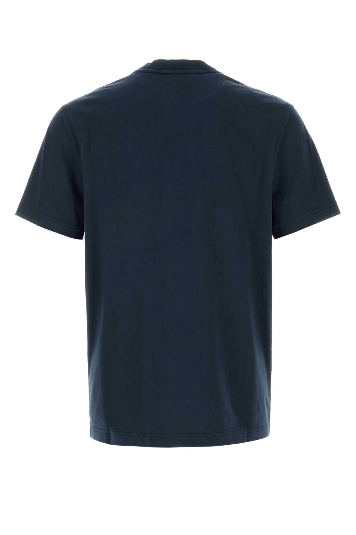 A.P.C. Men Navy Blue Cotton T-Shirt A.P.C.