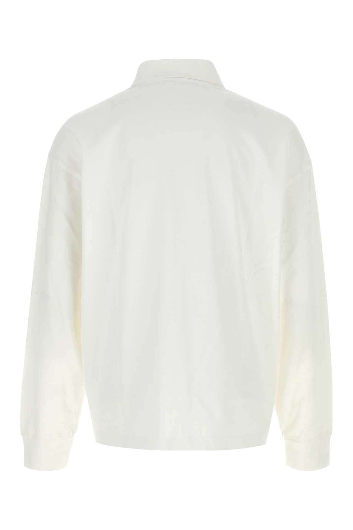 A.P.C. Men White Cotton Oversize Alexis Polo Shirt A.P.C.