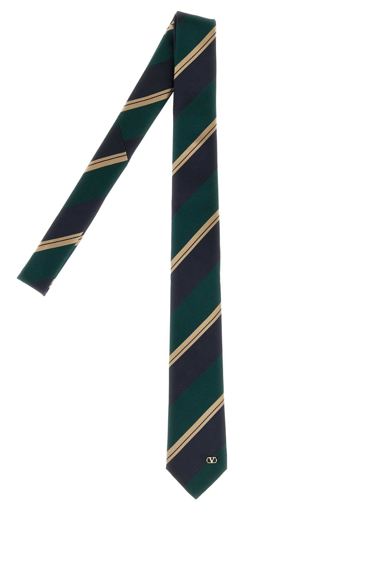Valentino Garavani Men Embroidered Jacquard Tie VALENTINO GARAVANI