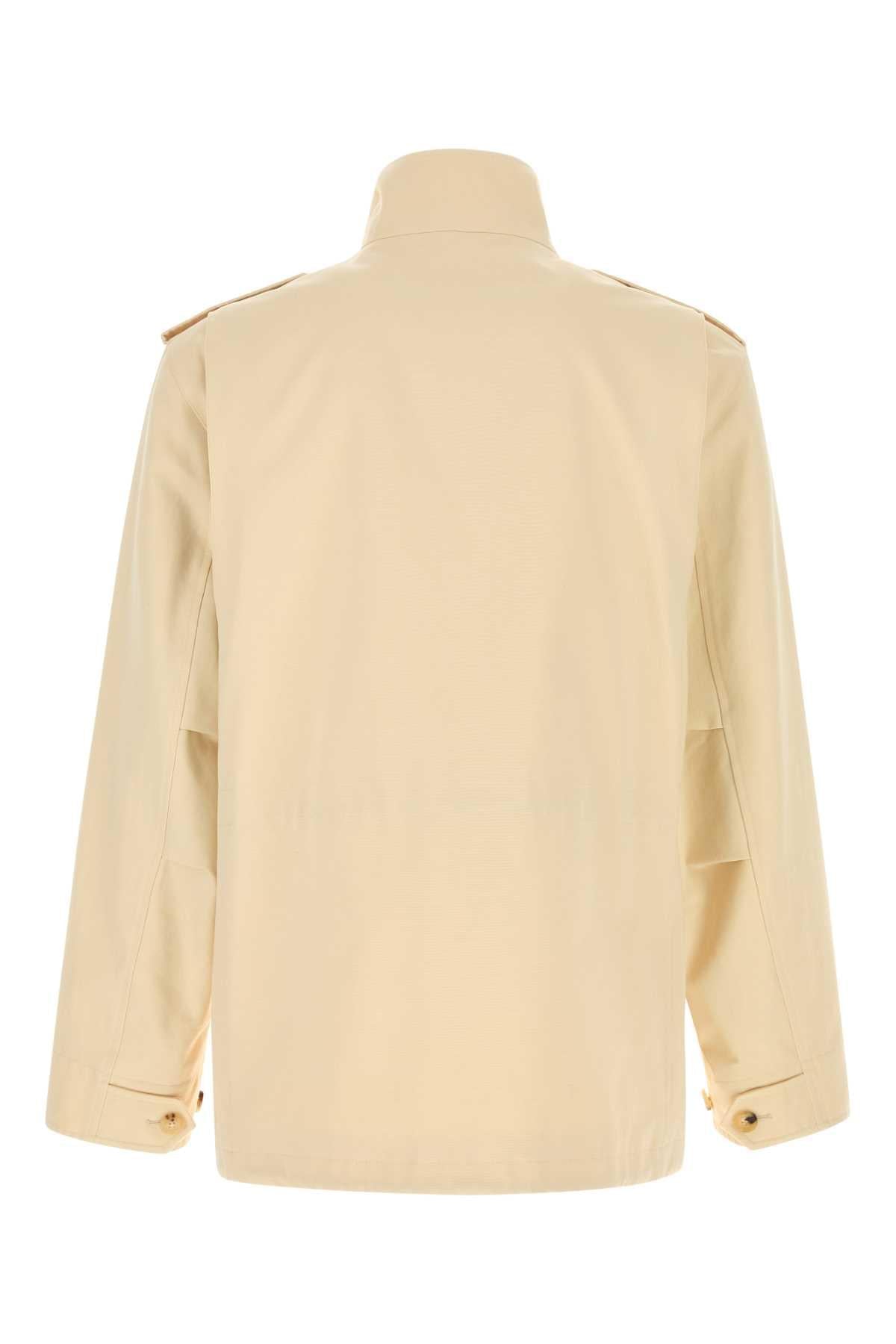 Valentino Garavani Men Cream Cotton Jacket VALENTINO GARAVANI