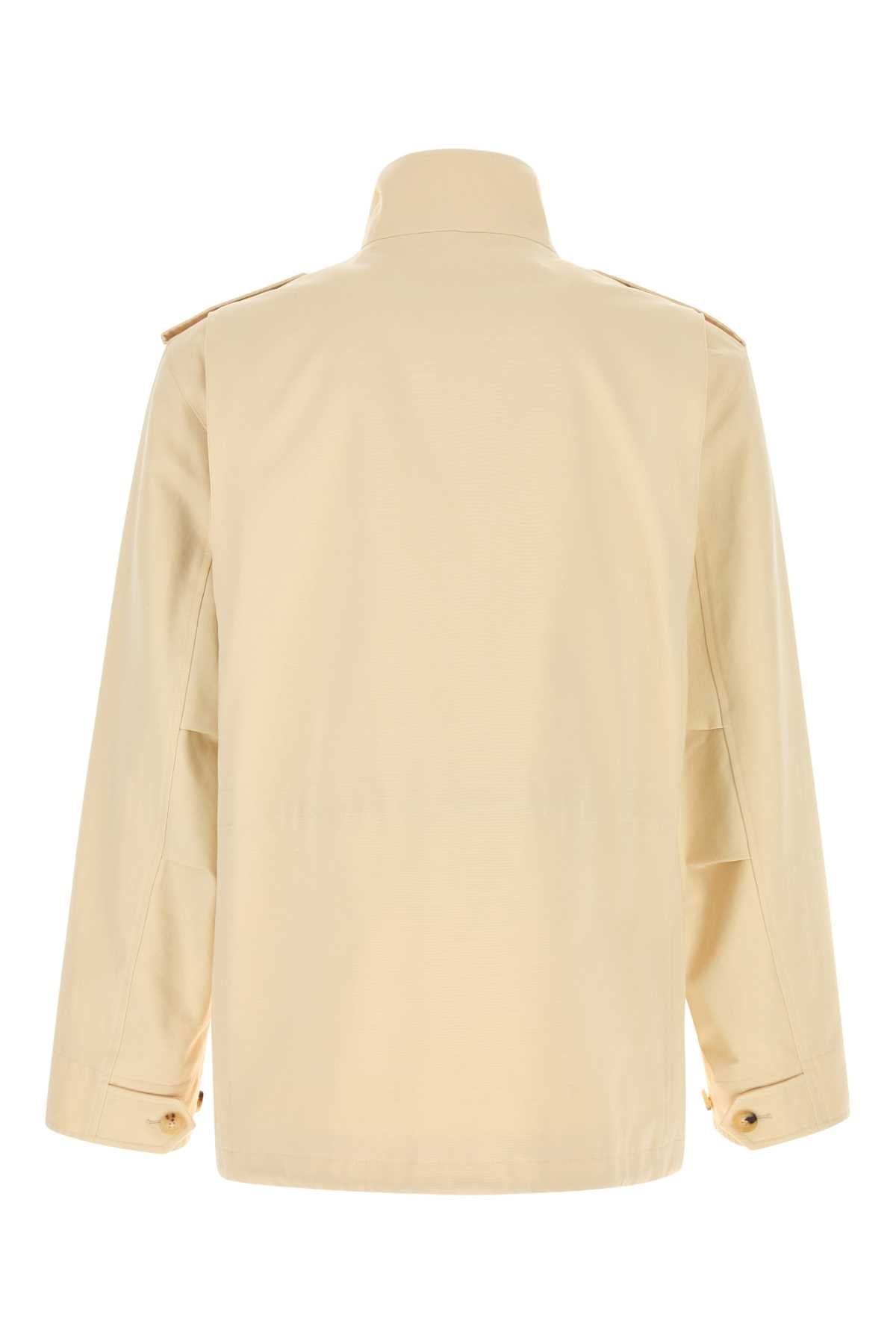 Valentino Garavani Men Cream Cotton Jacket VALENTINO GARAVANI