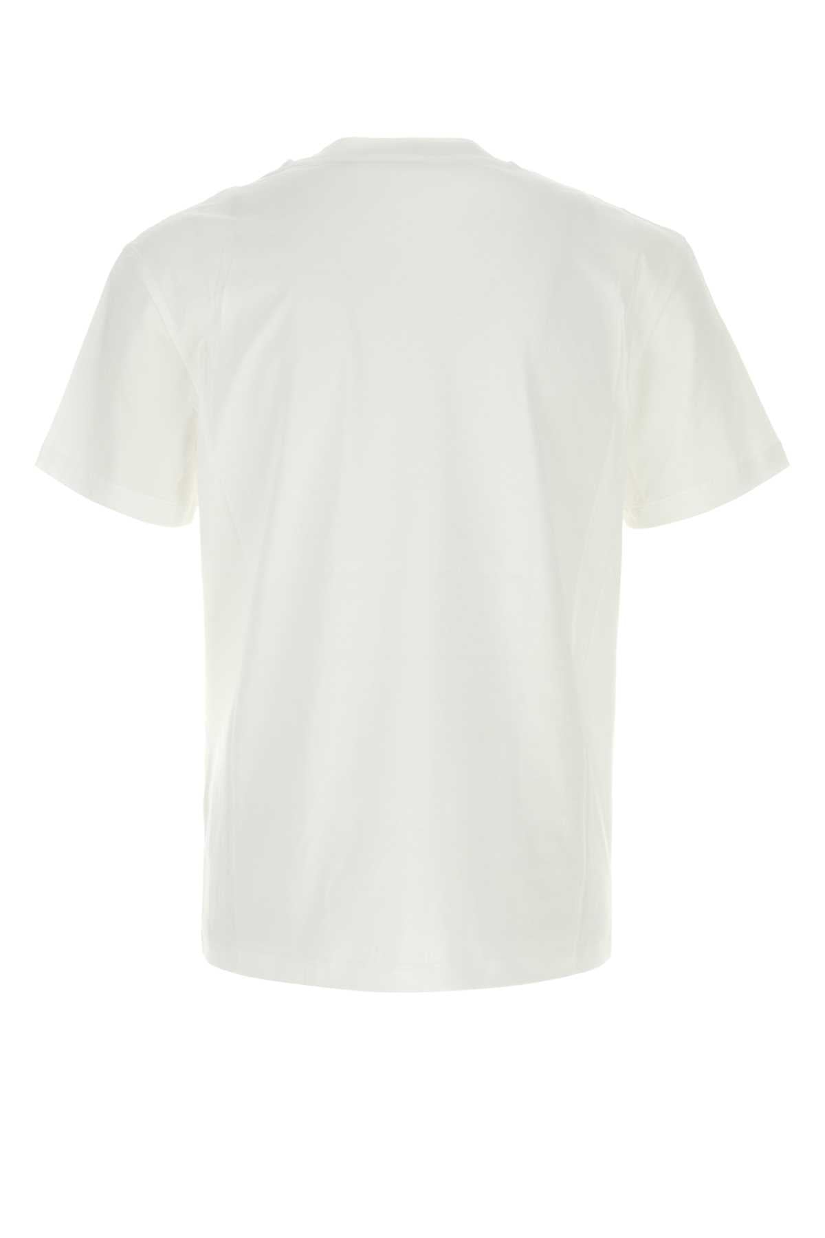 Valentino Garavani Men White Cotton T-Shirt VALENTINO GARAVANI