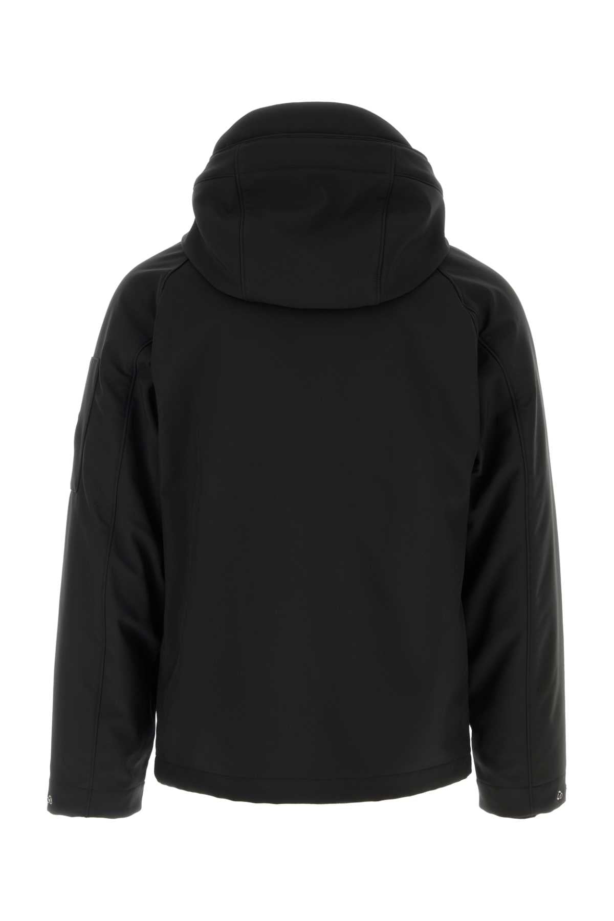 C.P. Company Men Black Stretch Polyester Jacket C.P. COMPANY