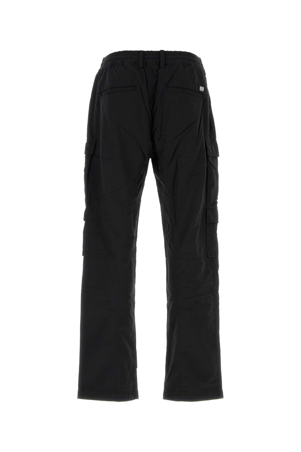 C.P. Company Men Black Nylon Cargo Pant C.P. COMPANY