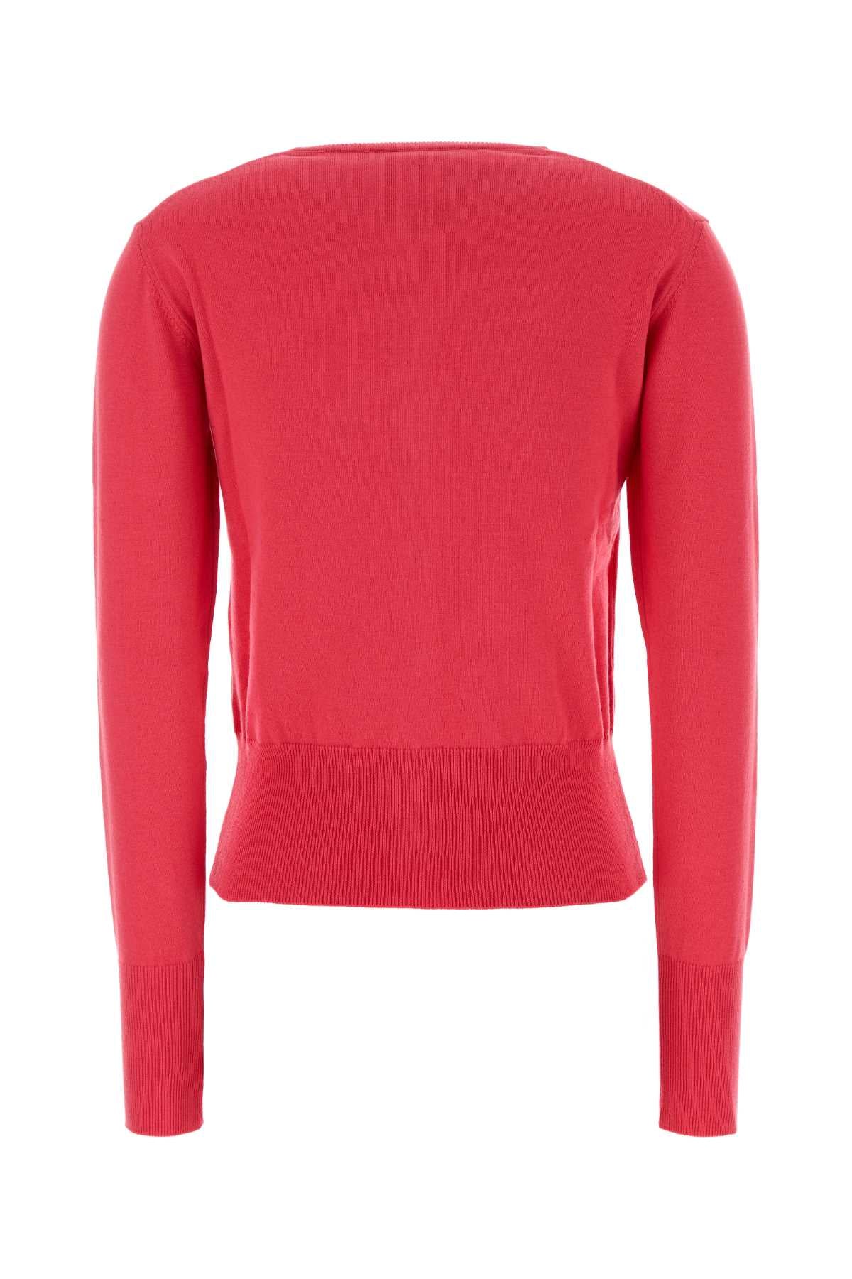 Vivienne Westwood Women Fuchsia Cotton Blend Bea Cardigan VIVIENNE WESTWOOD