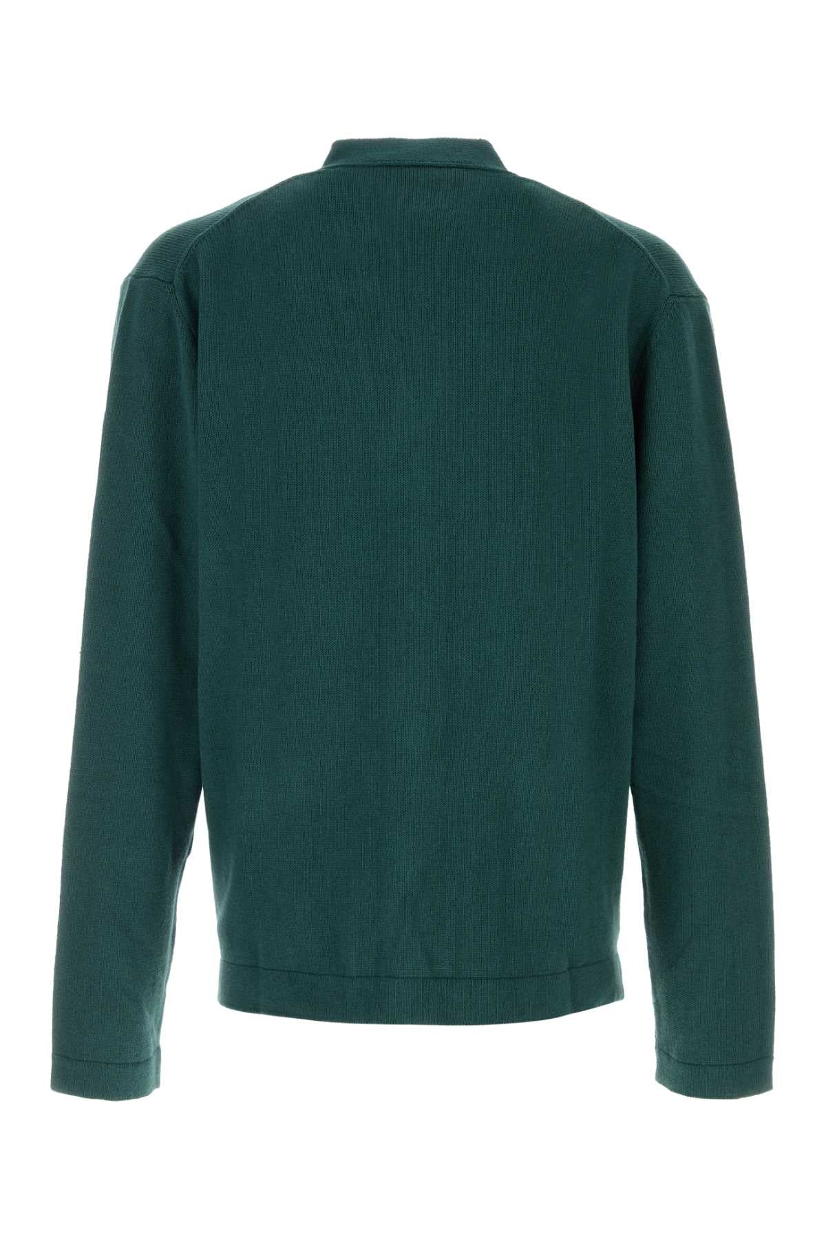 Vivienne Westwood Men Dark Green Cotton Blend Alex Cardigan VIVIENNE WESTWOOD
