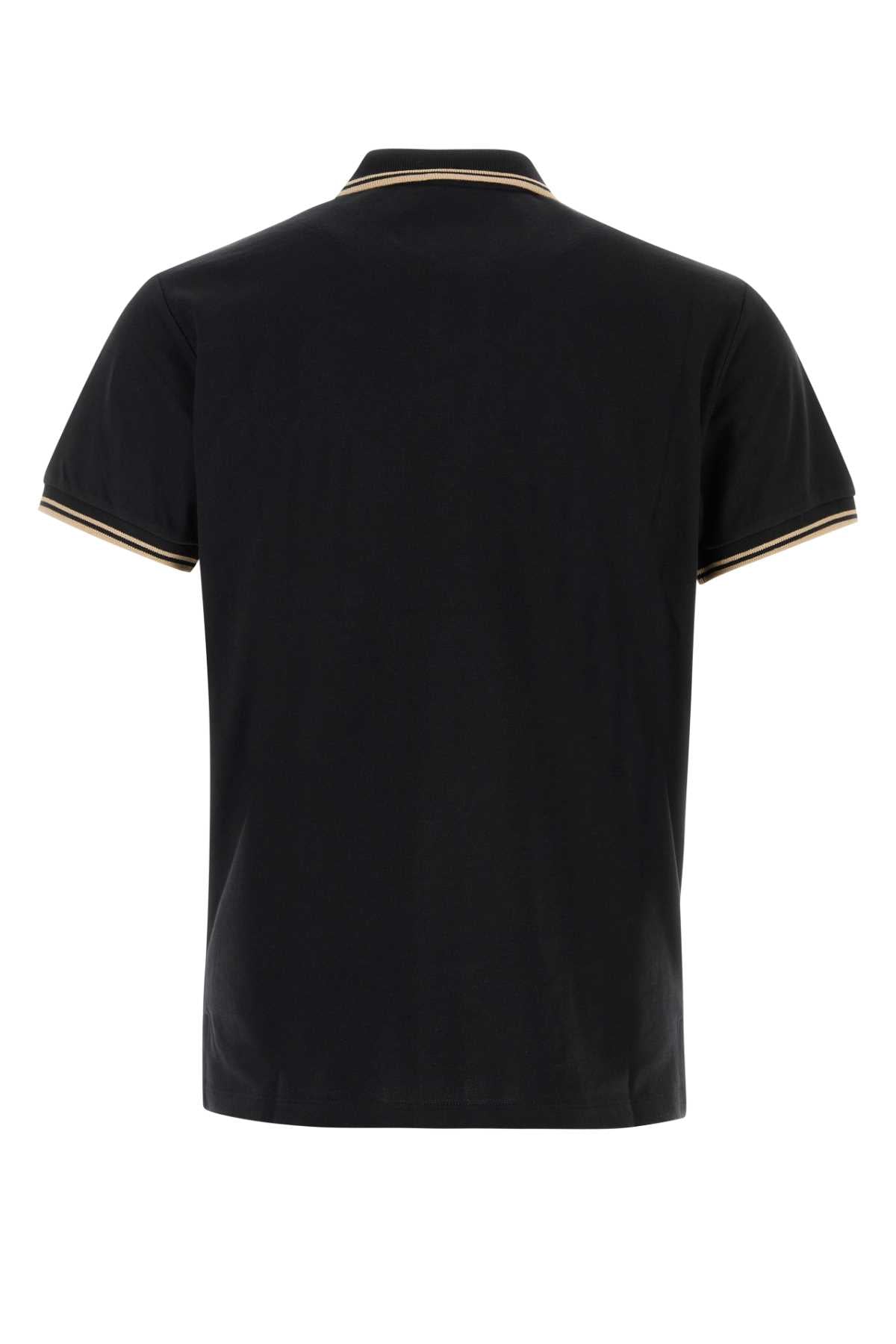 Vivienne Westwood Men Black Piquet Classic Polo Shirt VIVIENNE WESTWOOD