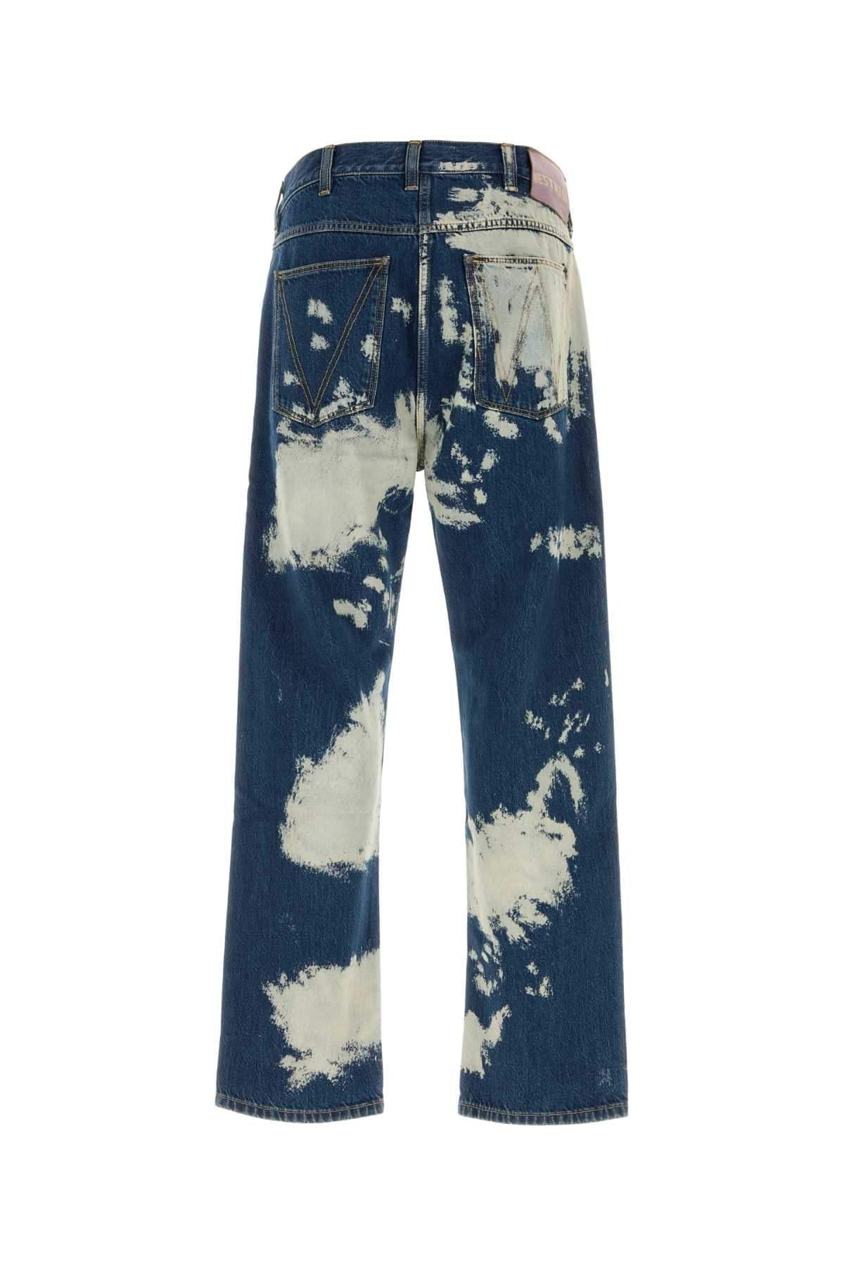 Vivienne Westwood Men Two-Tone Denim Ranch Jeans VIVIENNE WESTWOOD