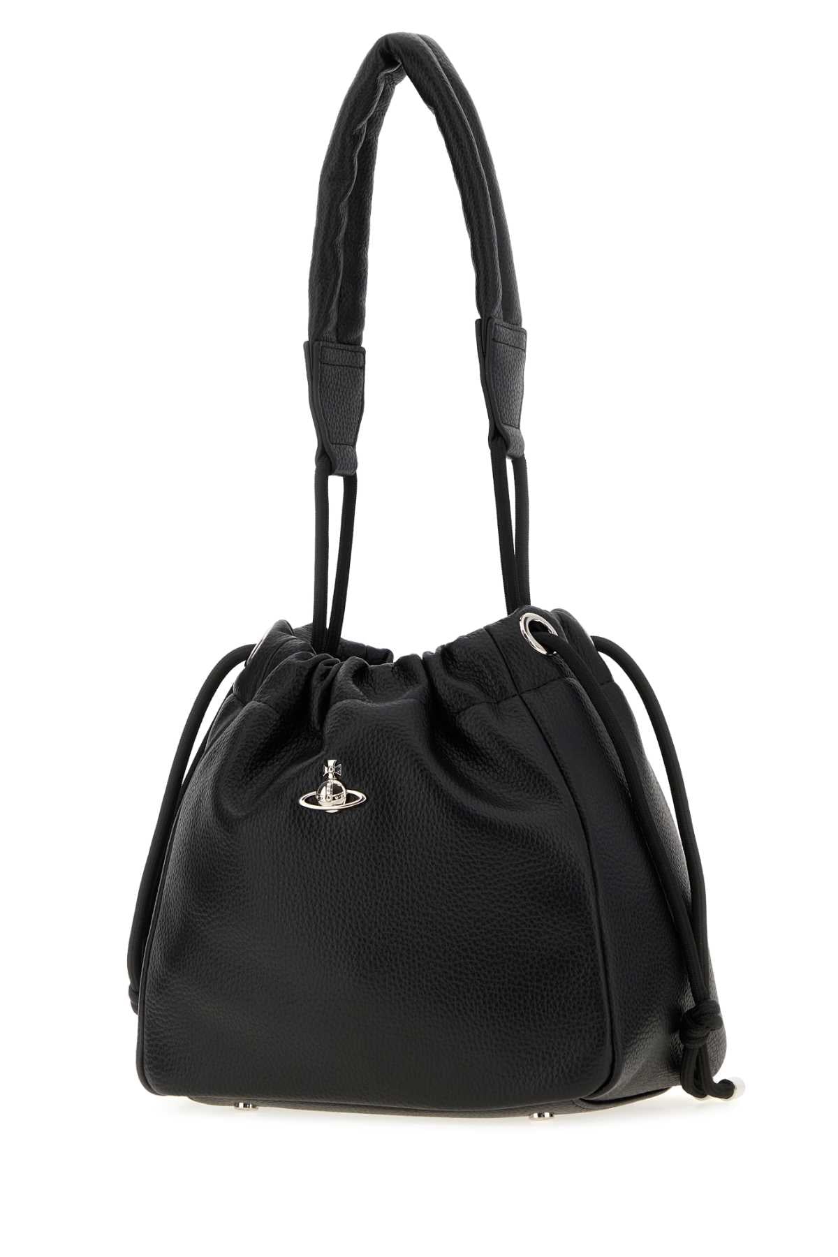 Vivienne Westwood Women Black Synthetic Leather Hilary Bucket Bag VIVIENNE WESTWOOD