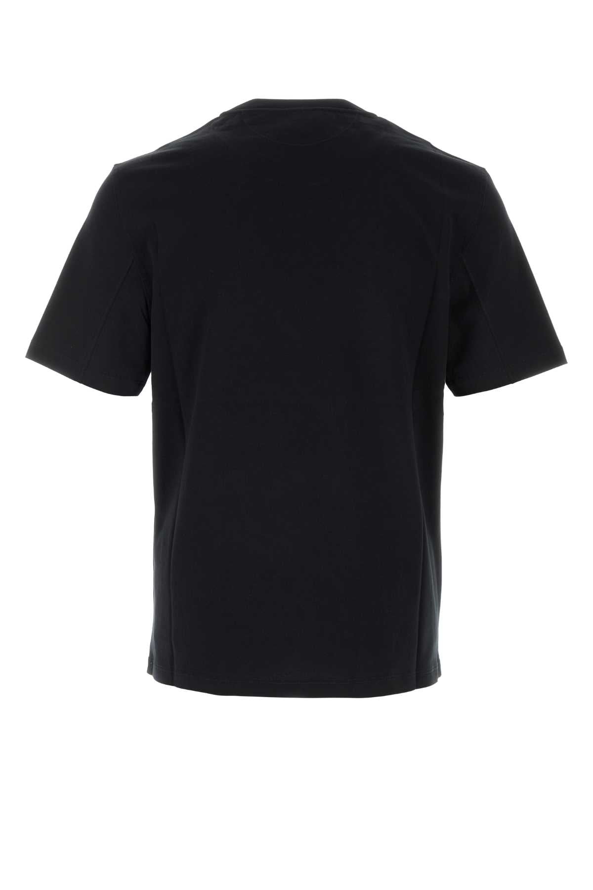 Brunello Cucinelli Men Black Cotton T-Shirt BRUNELLO CUCINELLI