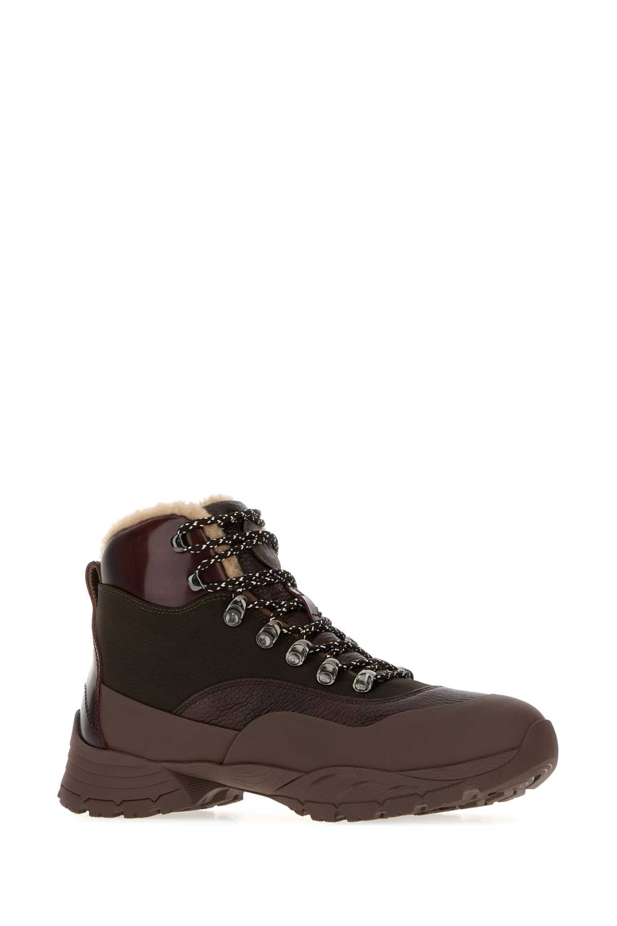 Brunello Cucinelli Men Brown Ankle Boots BRUNELLO CUCINELLI