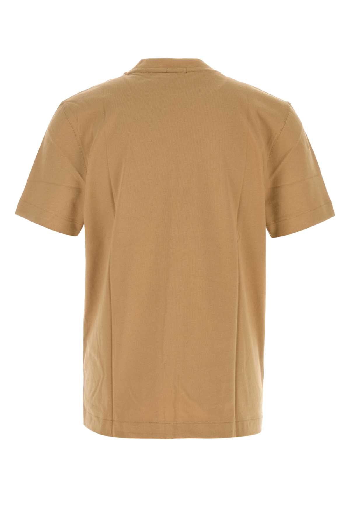 Boss Men Camel Cotton T-Shirt BOSS