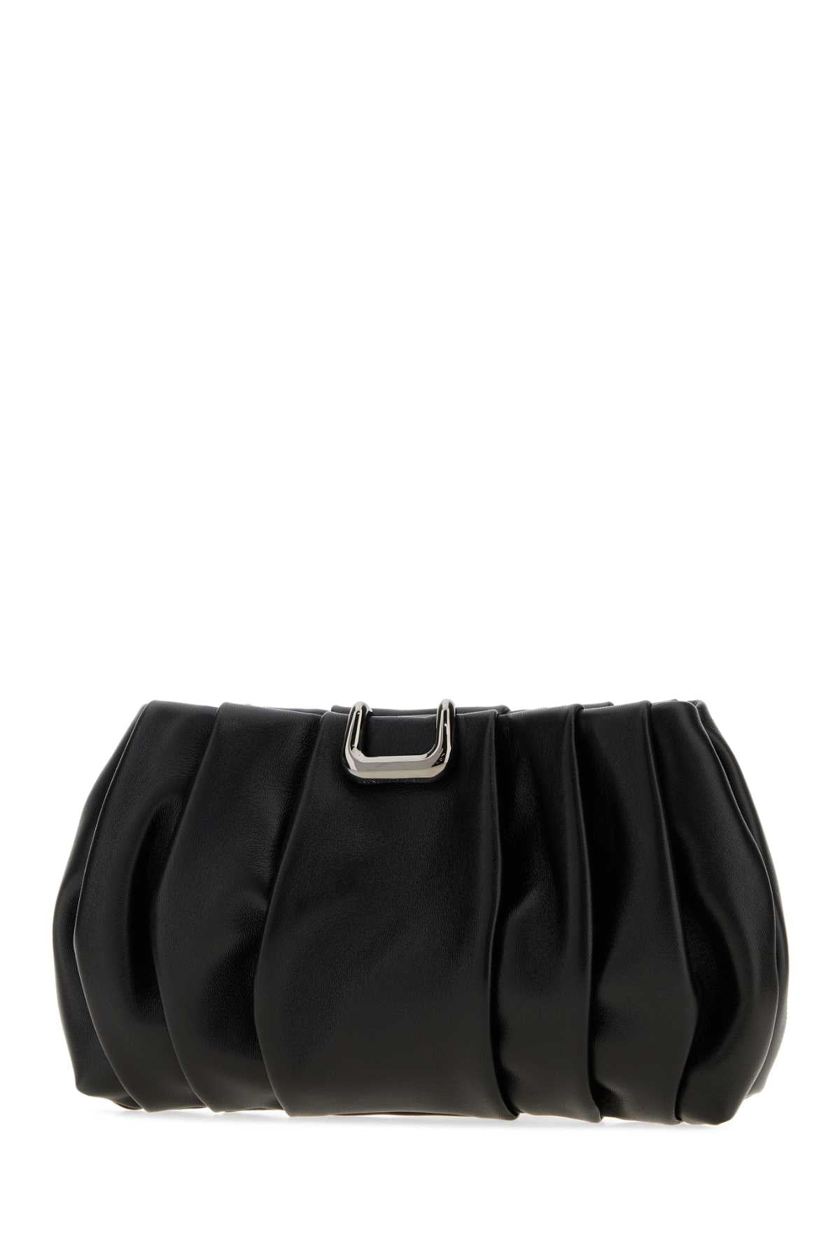 Brunello Cucinelli Women Black Leather Clutch BRUNELLO CUCINELLI
