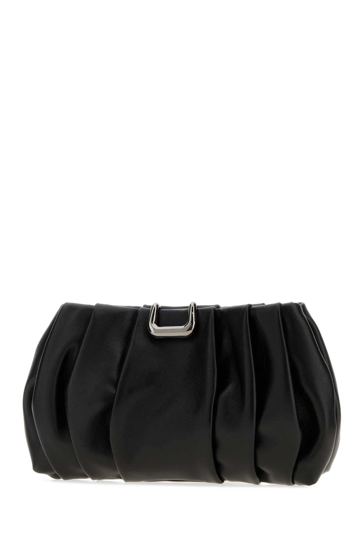 Brunello Cucinelli Women Black Leather Clutch BRUNELLO CUCINELLI