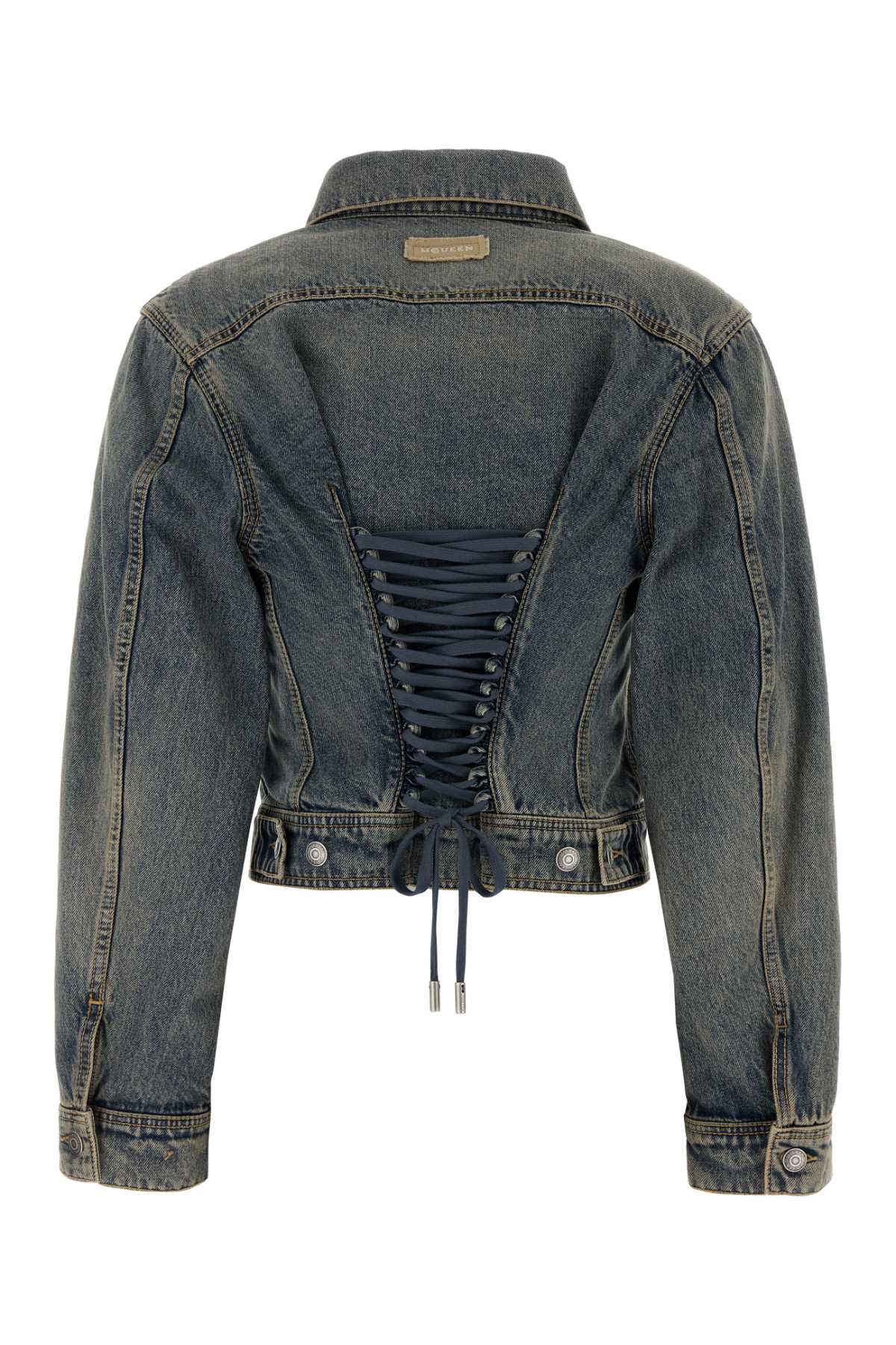 Alexander Mcqueen Women Denim Jacket ALEXANDER MCQUEEN