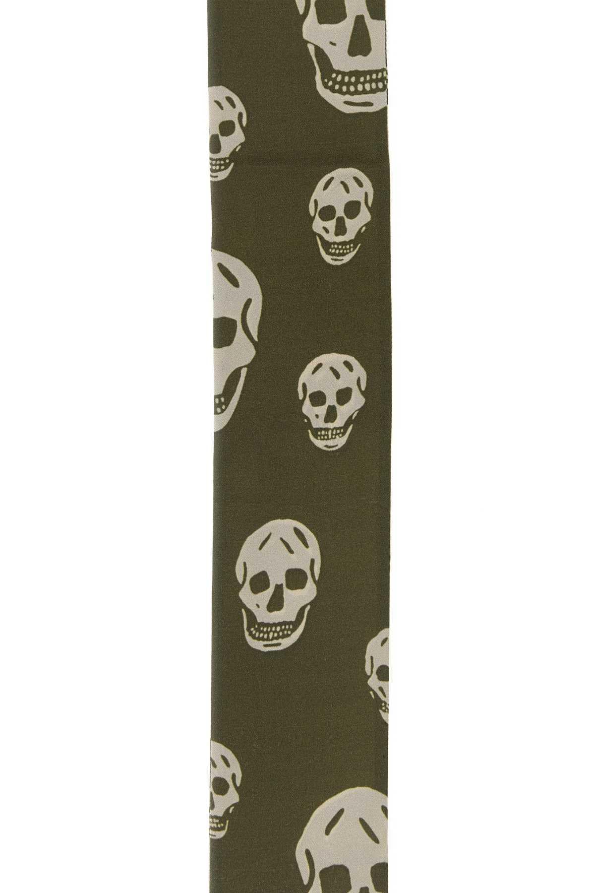 Alexander Mcqueen Women Printed Silk Foulard ALEXANDER MCQUEEN