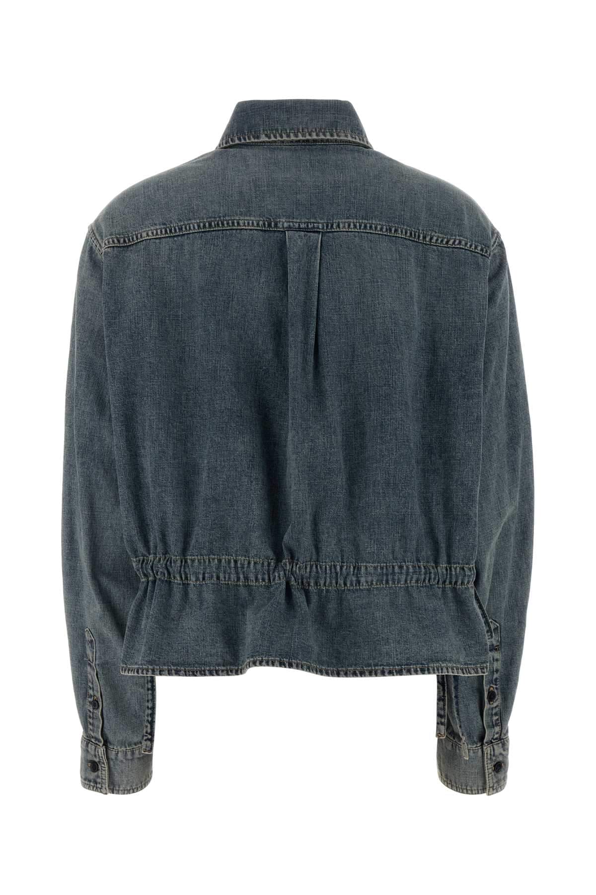 Alexander Mcqueen Women Denim Shirt ALEXANDER MCQUEEN