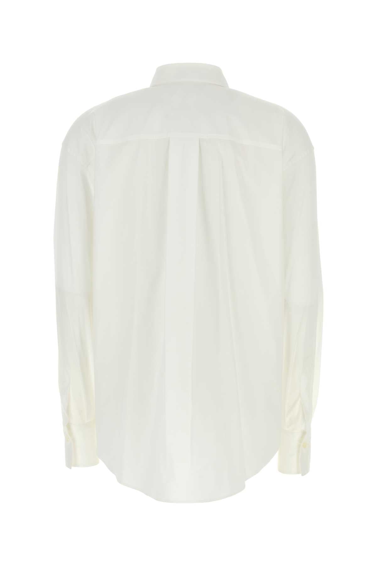 Brunello Cucinelli Women White Stretch Poplin Shirt BRUNELLO CUCINELLI
