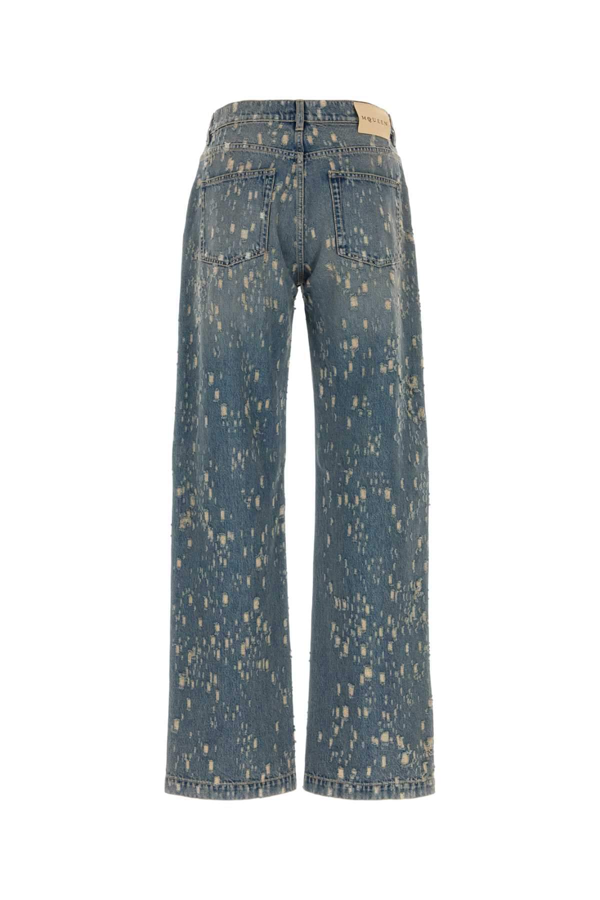 Alexander Mcqueen Men Denim Jeans ALEXANDER MCQUEEN