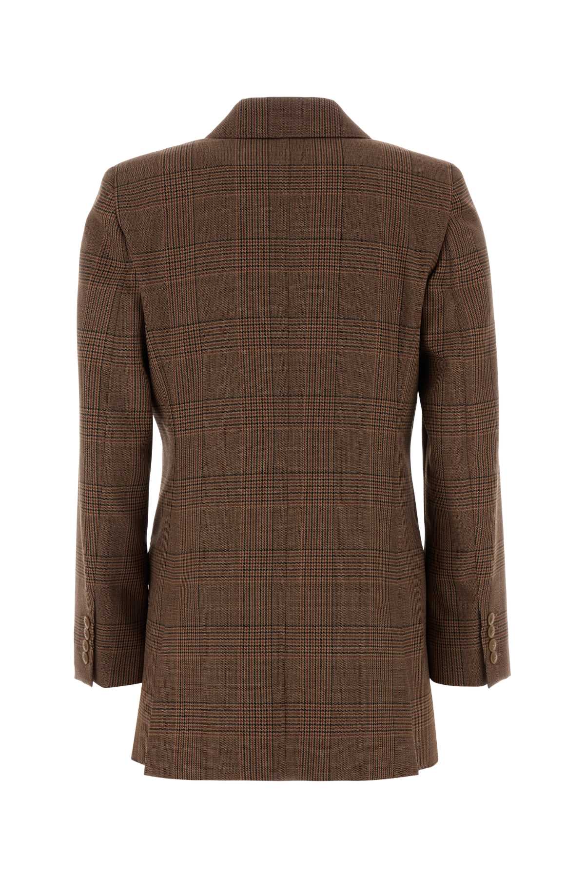 Max Mara Women Embroidered Glencheck Astrale Blazer MAX MARA