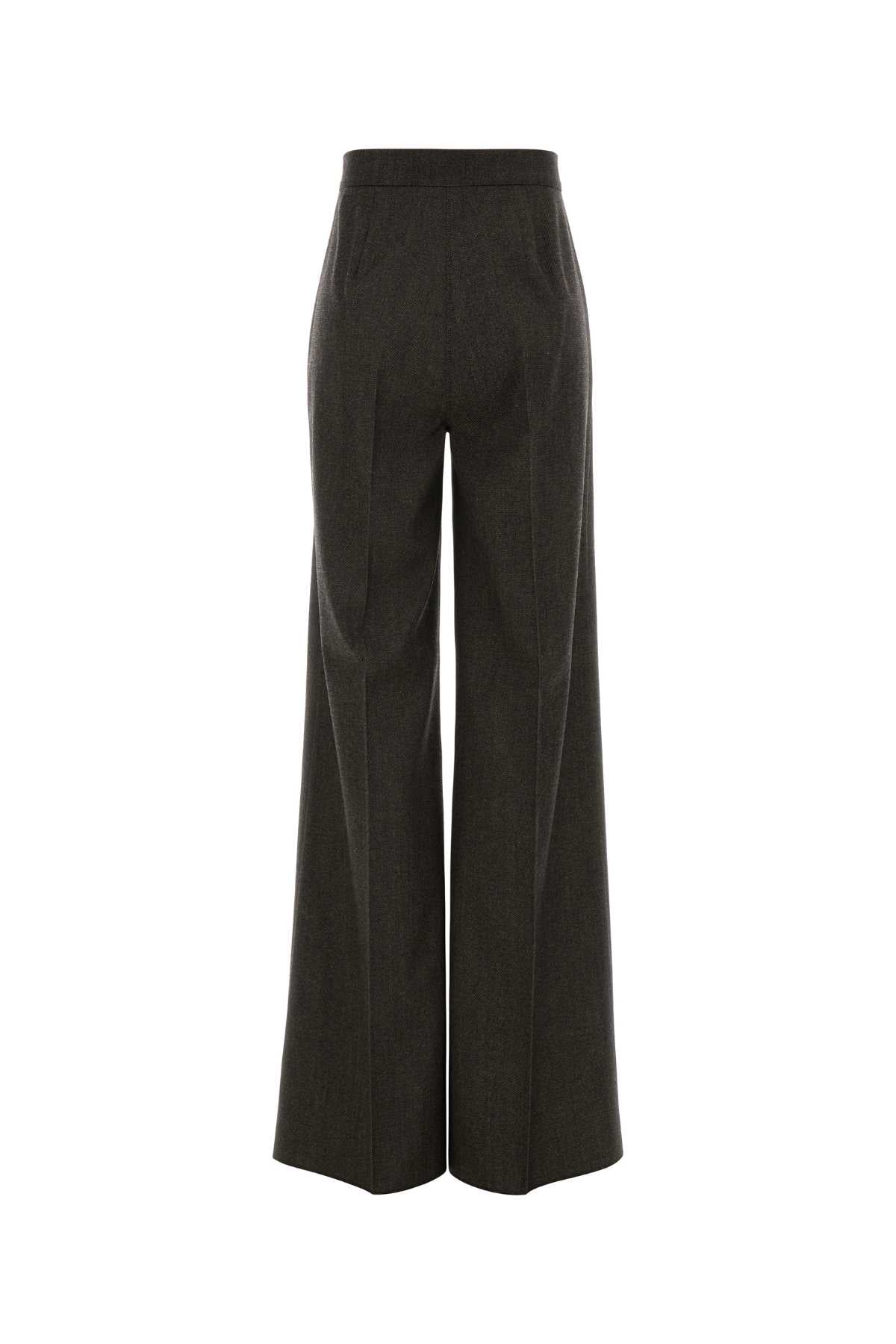 Max Mara Women Brown Wool Campo Palazzo Pant MAX MARA