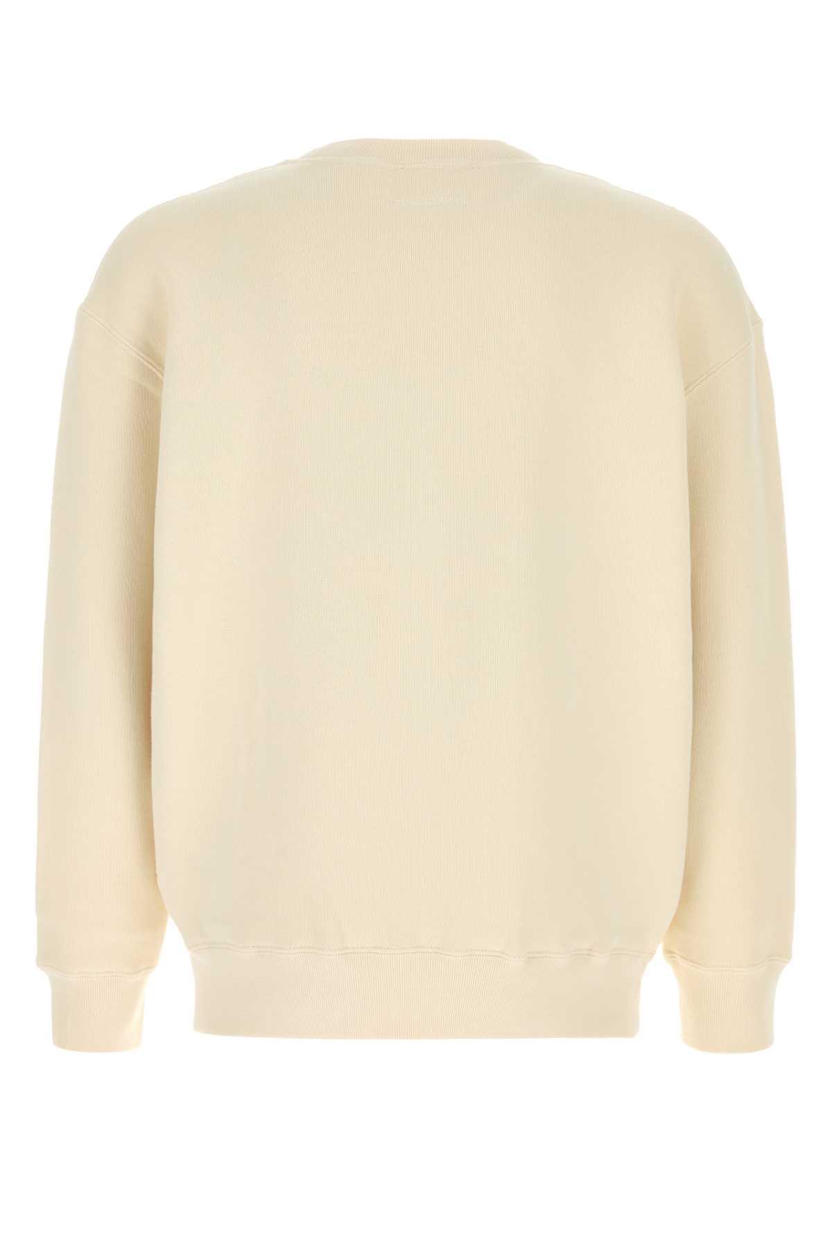 Jw Anderson Men Ivory Cotton Sweatshirt J.W. ANDERSON