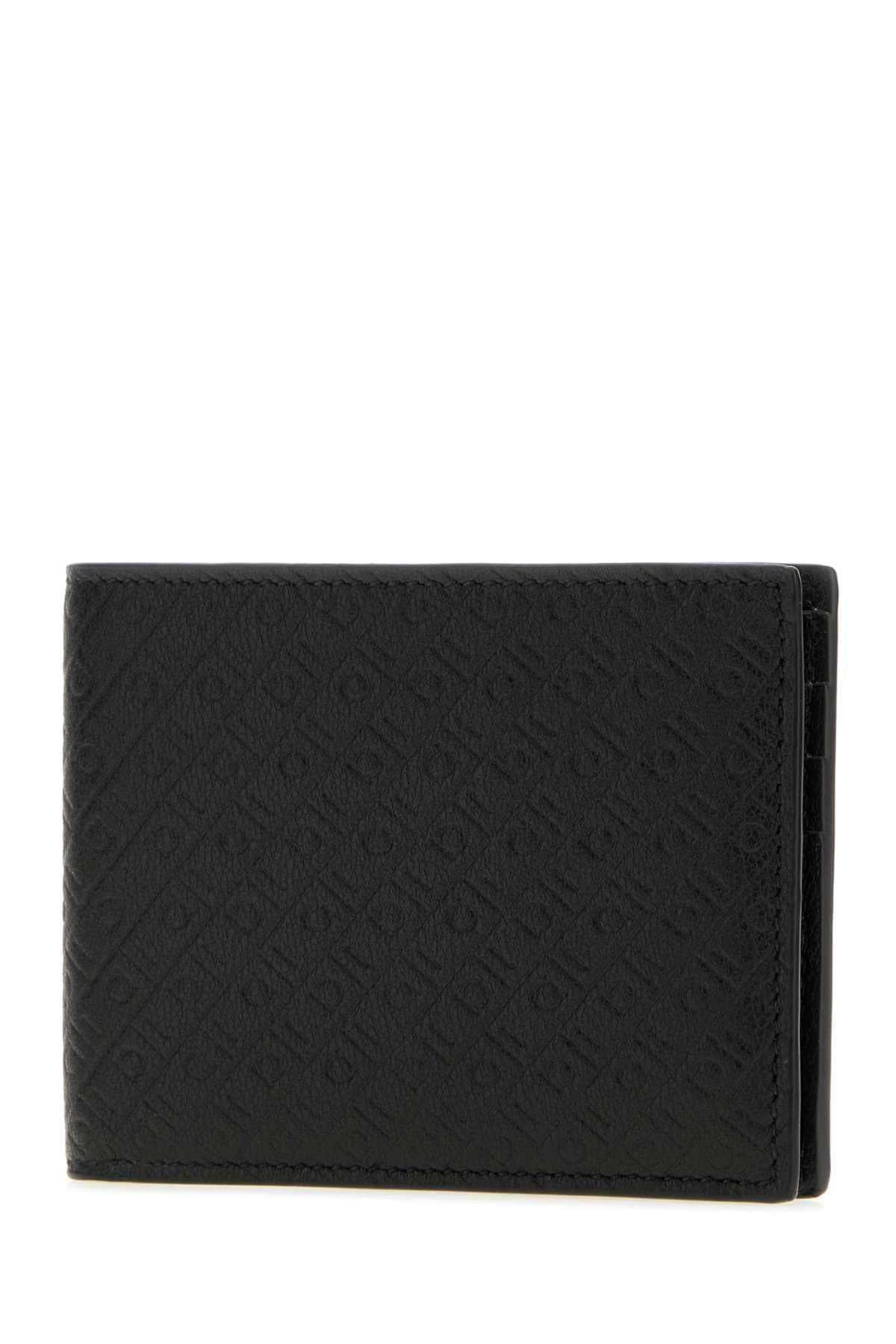 Salvatore Ferragamo Men Black Leather Wallet FERRAGAMO