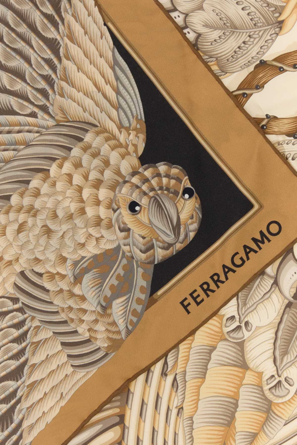 Salvatore Ferragamo Women Printed Silk Foulard FERRAGAMO