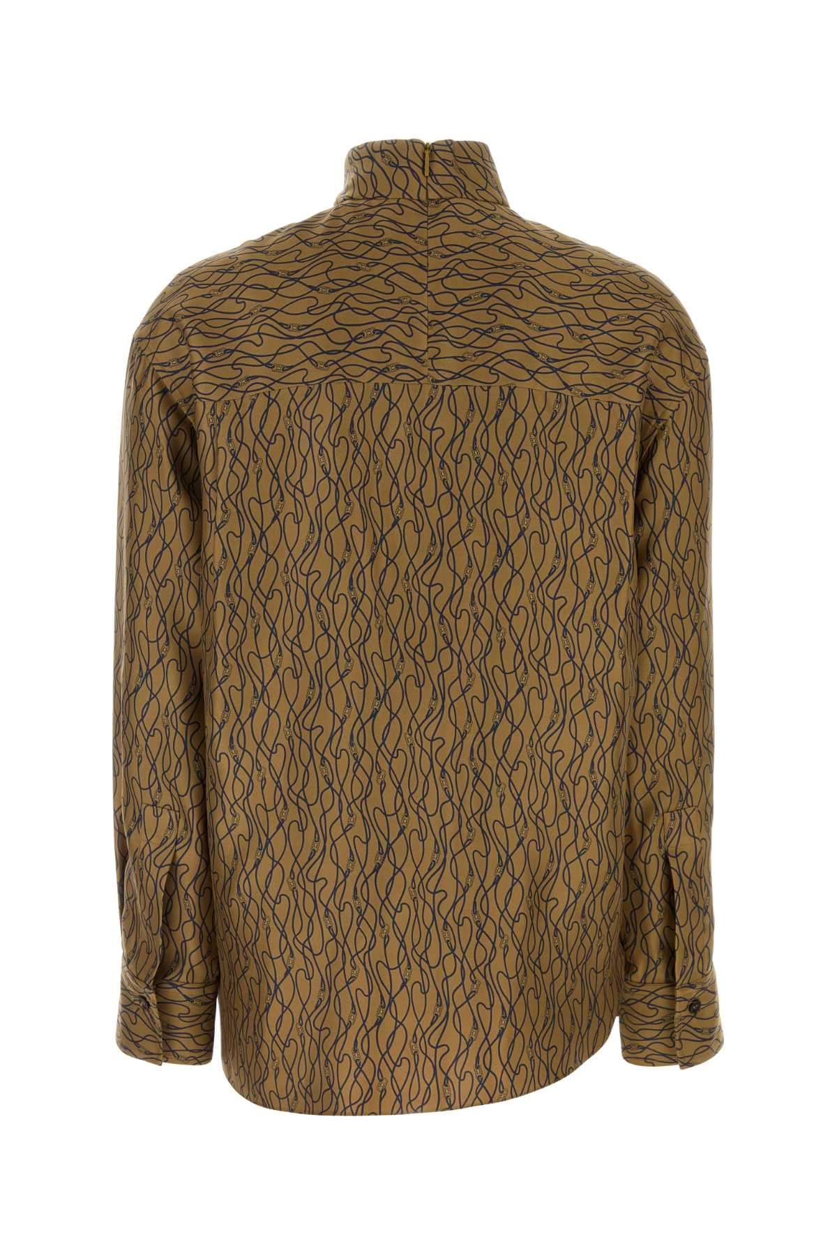 Salvatore Ferragamo Women Printed Silk Blouse FERRAGAMO