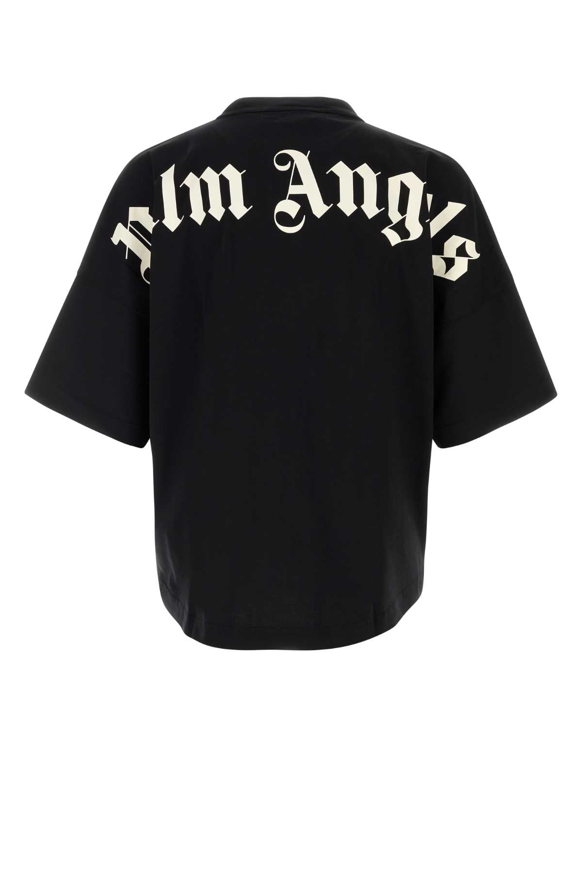 Palm Angels Men Black Cotton Oversize T-Shirt PALM ANGELS