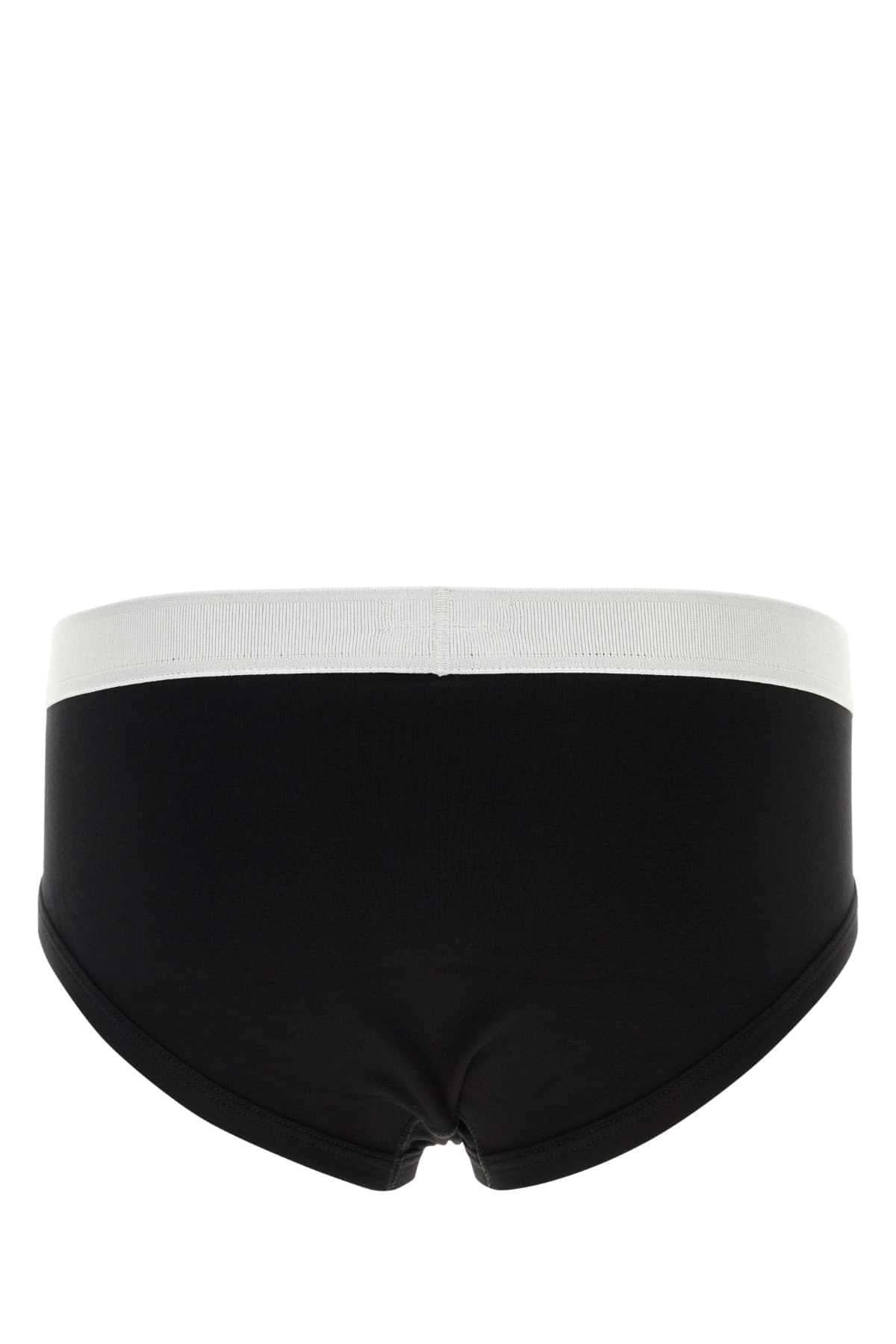 Tom Ford Men Black Stretch Cotton Brief TOM FORD