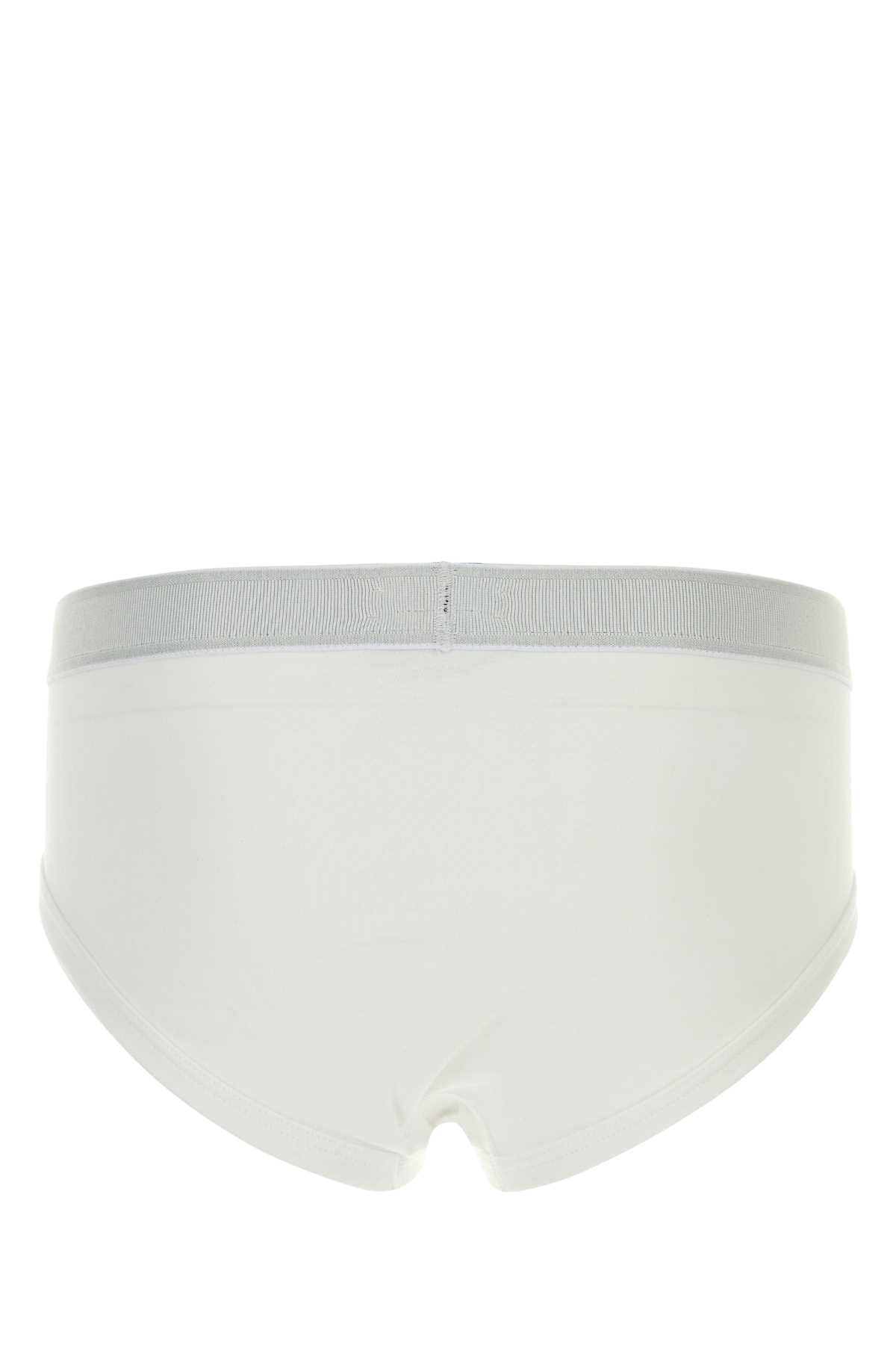 Tom Ford Men White Stretch Cotton Brief TOM FORD