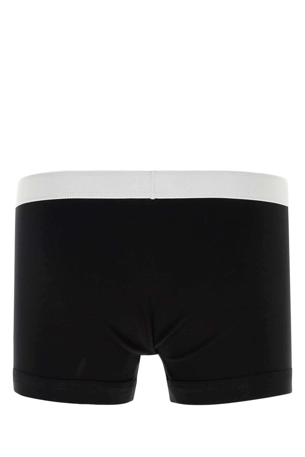 Tom Ford Men Black Stretch Cotton Boxer Set TOM FORD