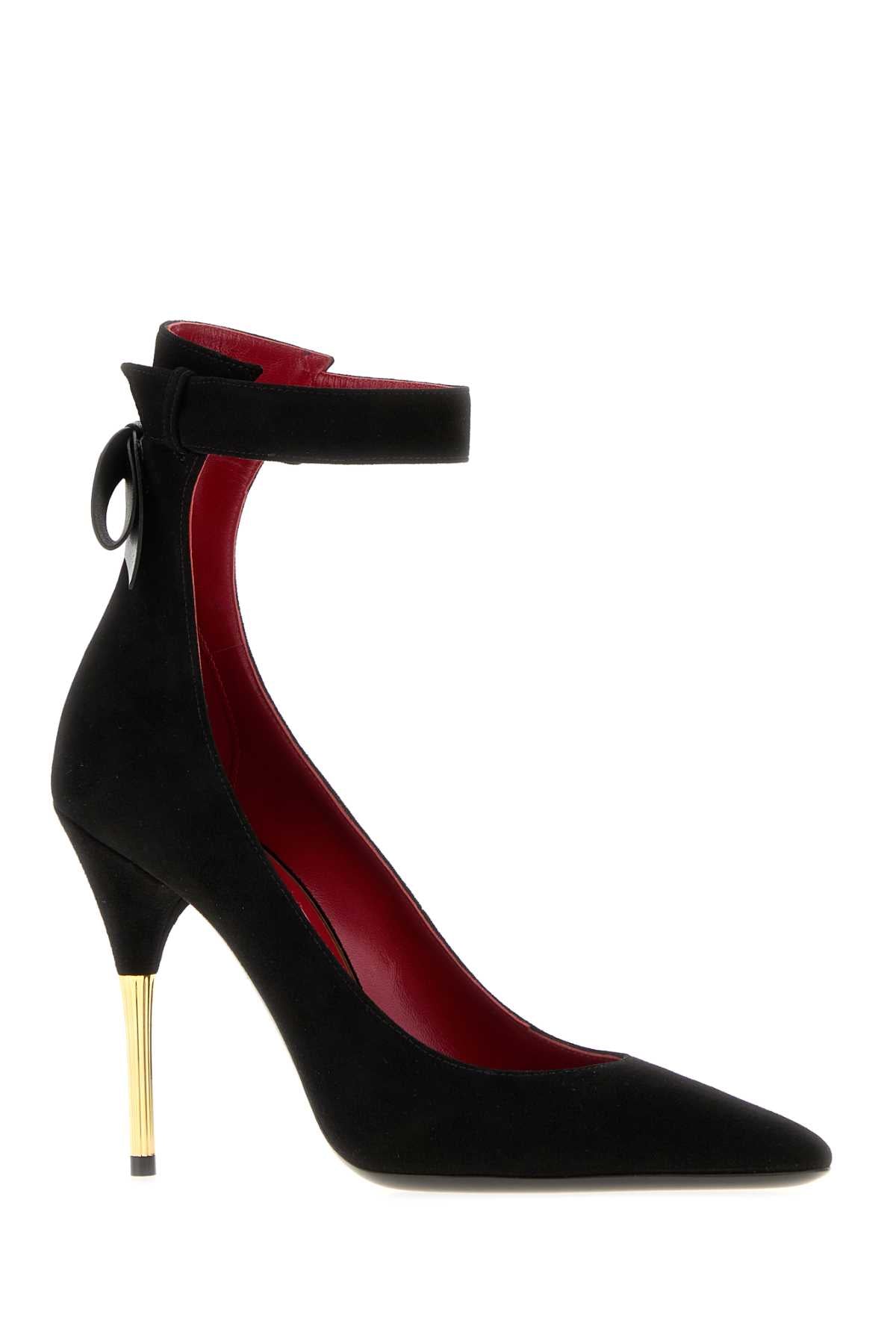 Valentino Garavani Women Black Suede Pumps VALENTINO GARAVANI