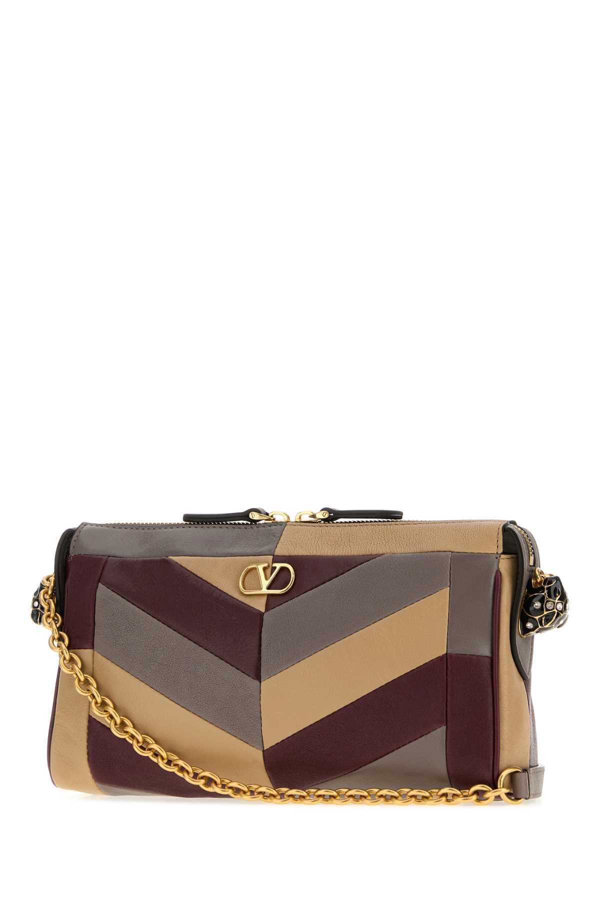 Valentino Garavani Women Multicolor Nappa Leather Small Panthea Shoulder Bag VALENTINO GARAVANI