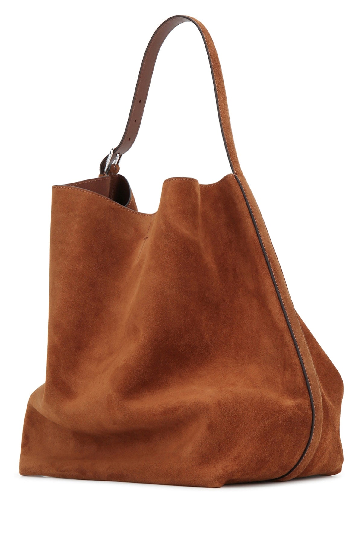 Toteme Women Belted Suede Tote TOTEME