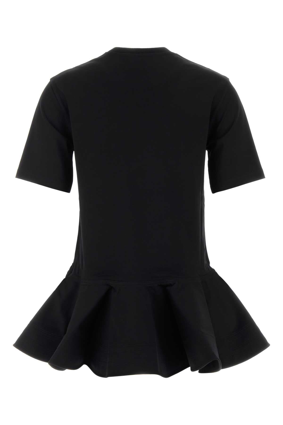 Alaia Women Black Cotton T-Shirt ALAIA