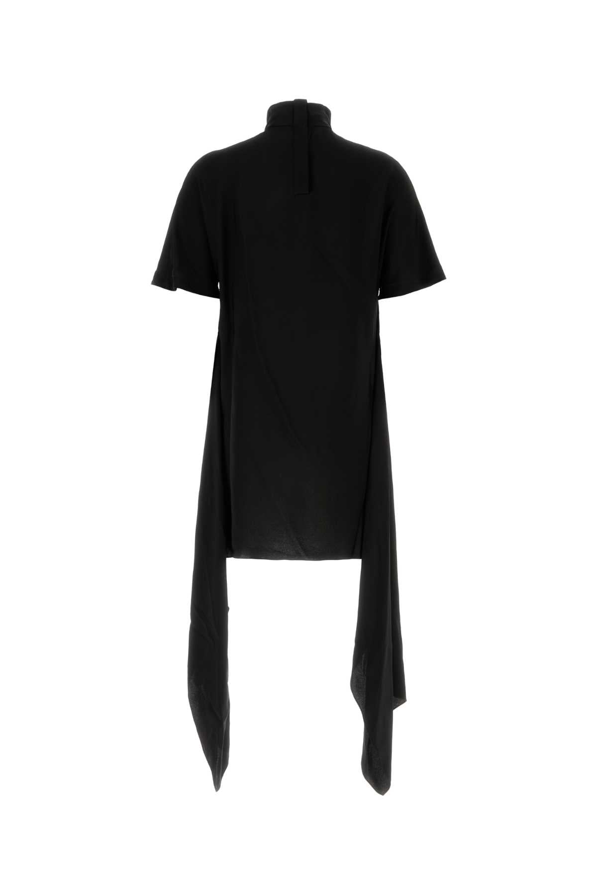Alaia Women Black Jersey Mini Dress ALAIA