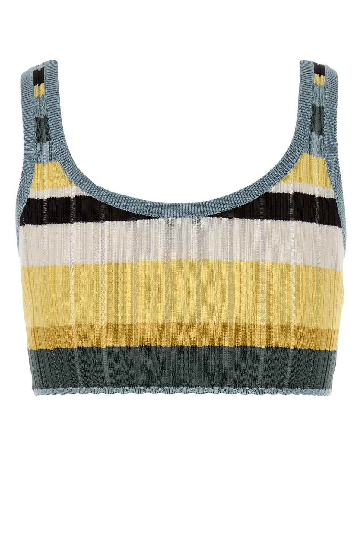 Alaia Women Embroidered Stretch Viscose Blend Tank Top ALAIA