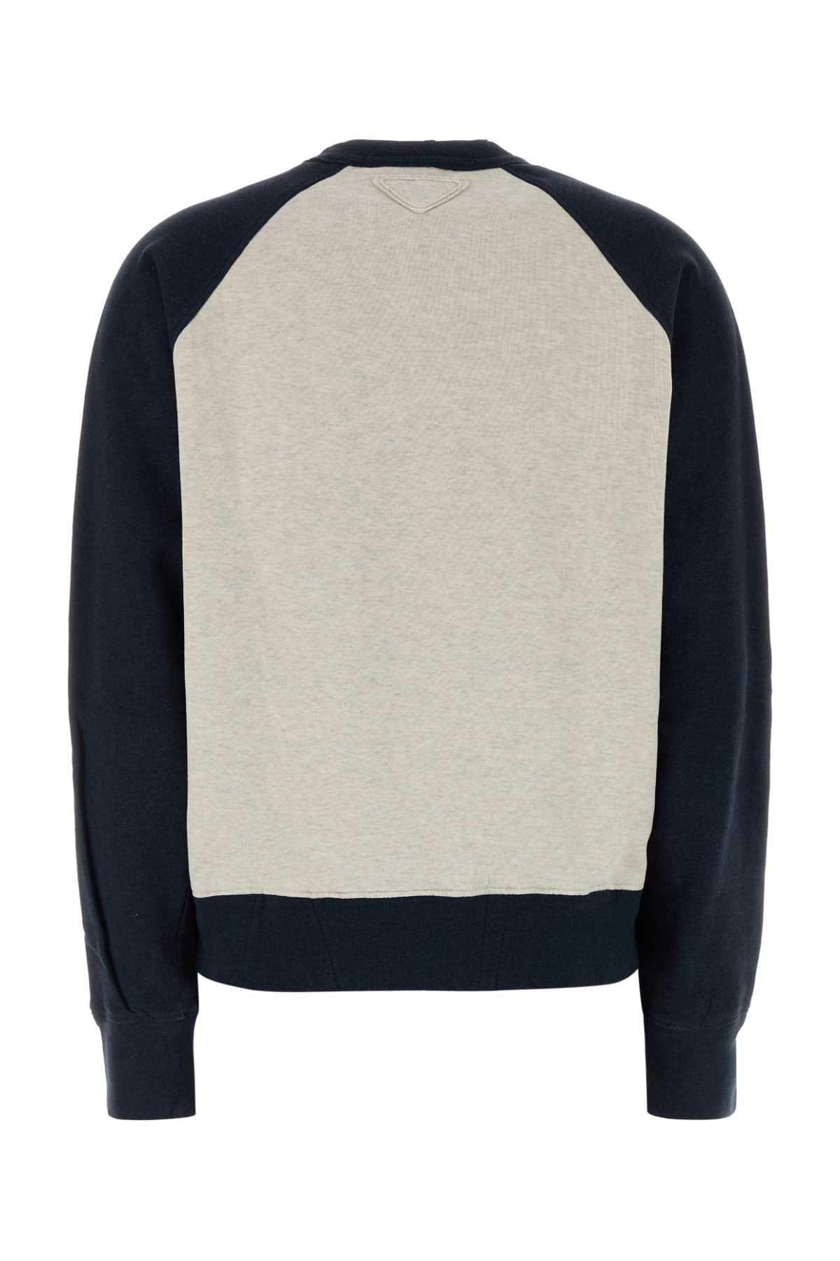 Prada Women Two-Tone Cotton Sweatshirt PRADA