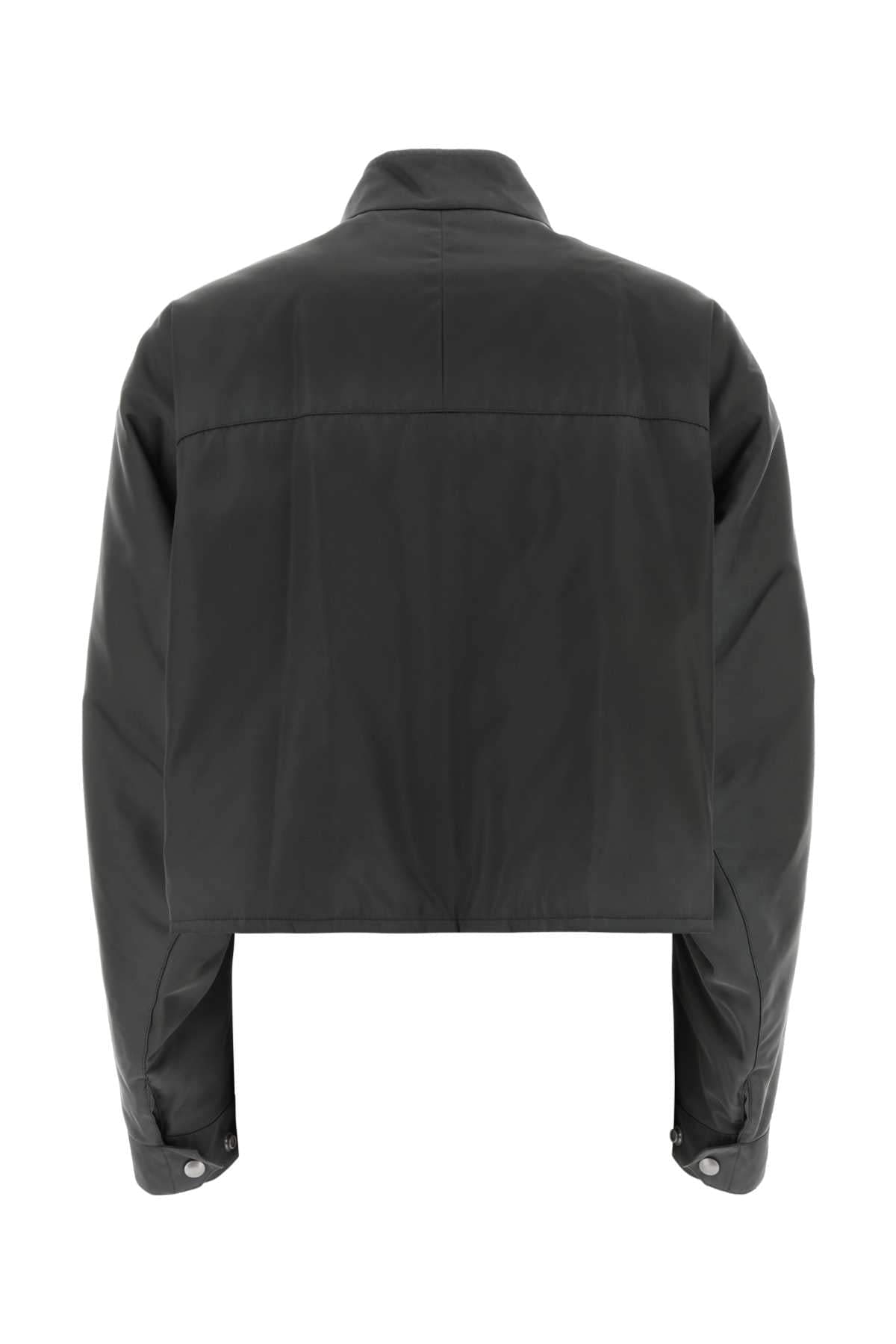 Prada Women Charcoal Re-Nylon Jacket PRADA