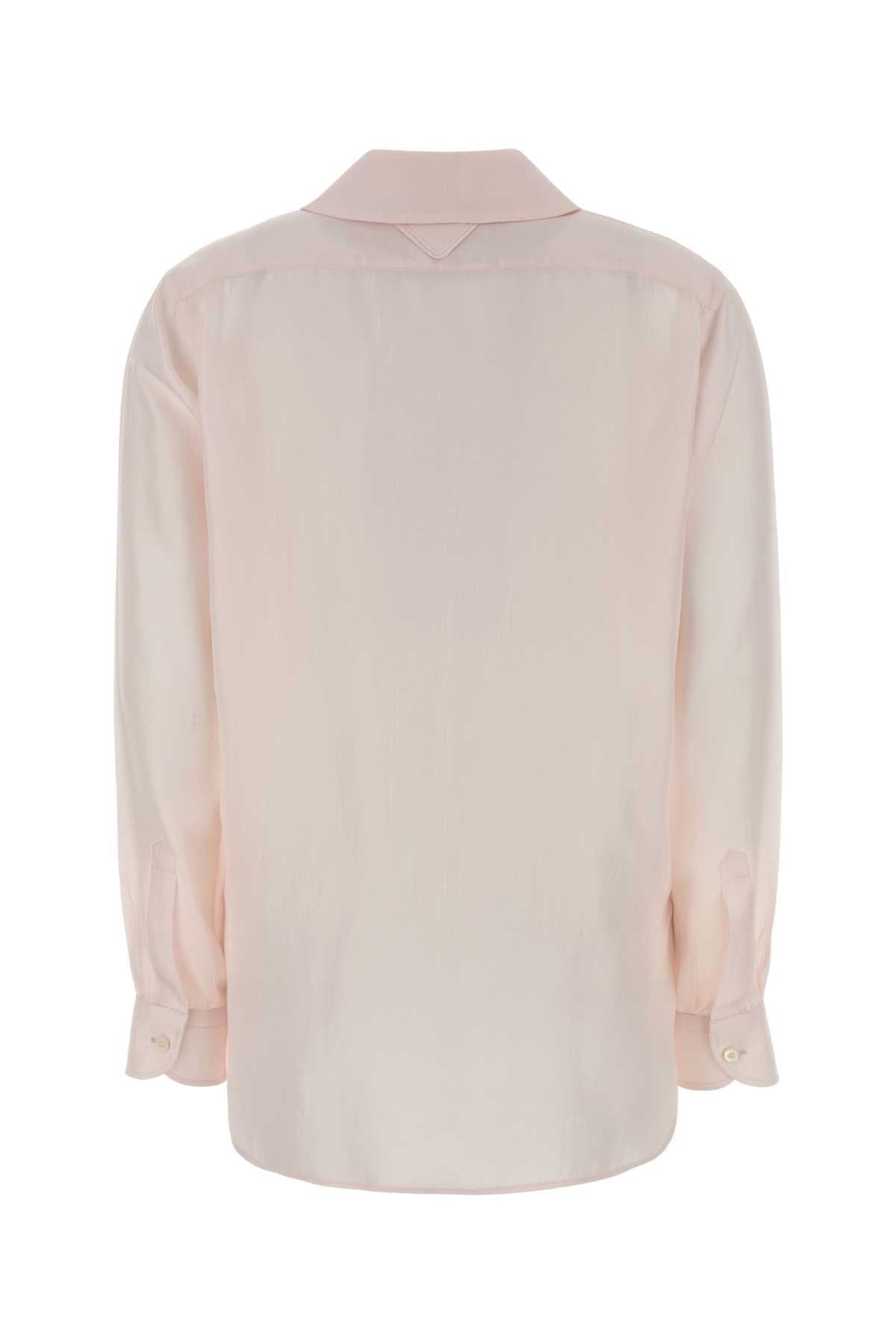 Prada Women Pink Silk Shirt PRADA